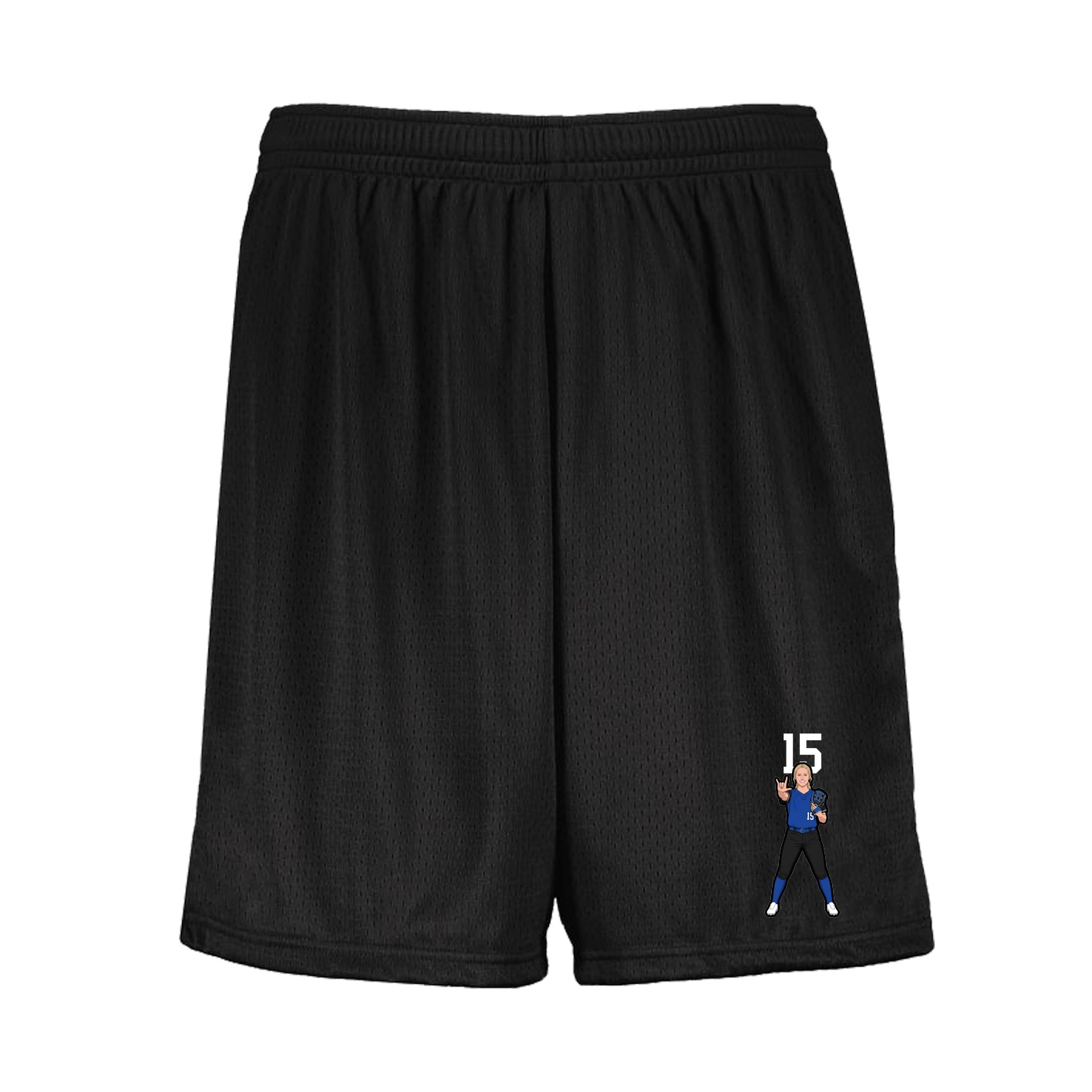 Shorts — Number Top in Black