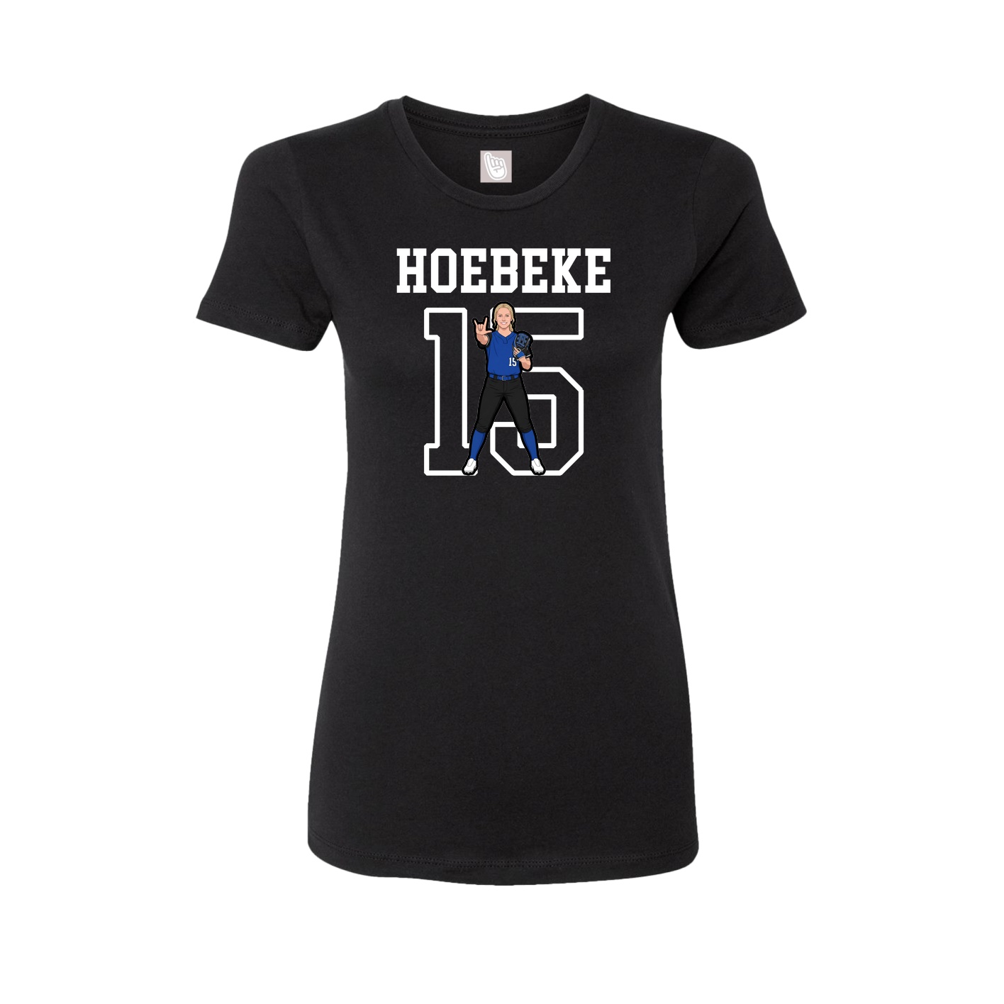 Fitted Women's Tee — Shirsey in Black