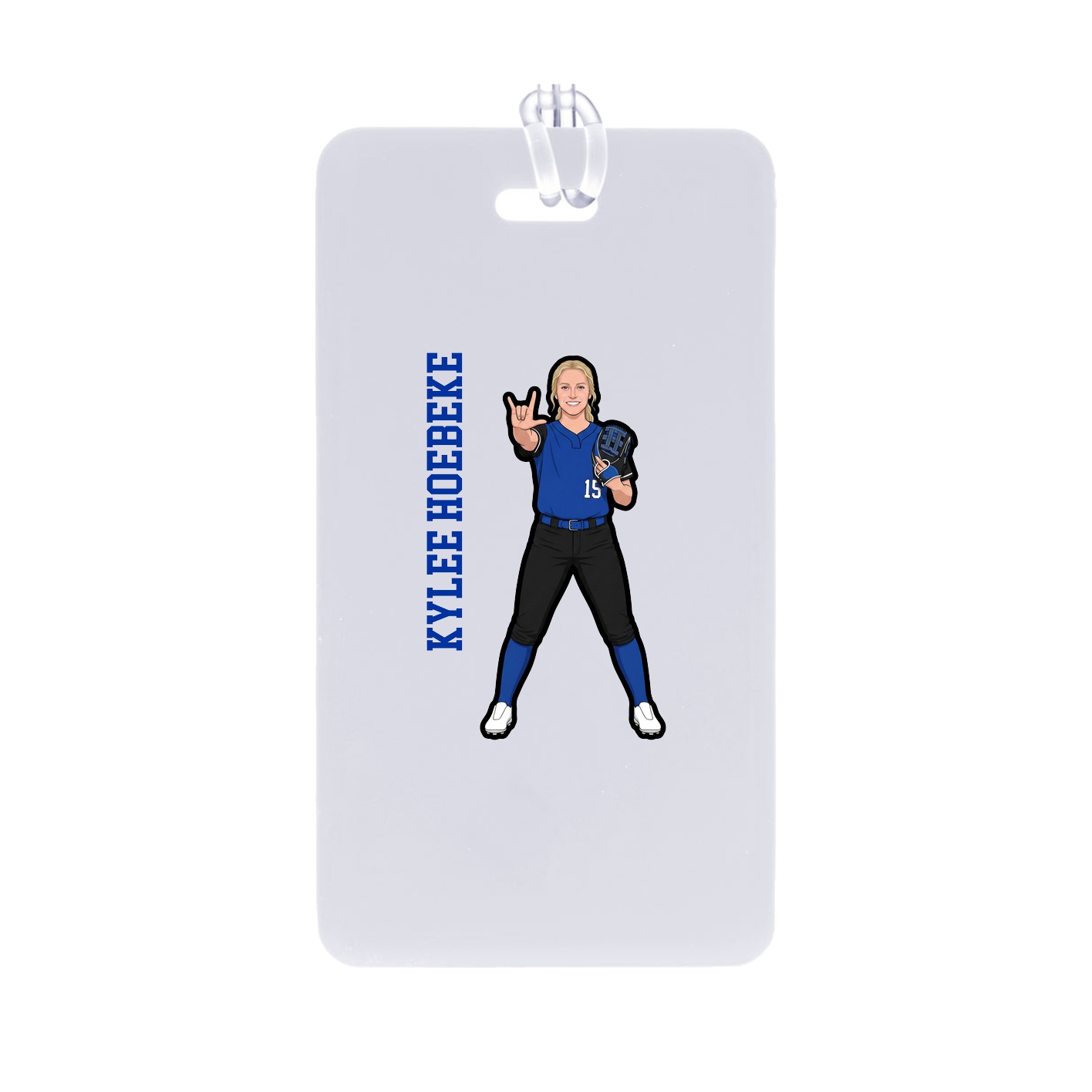 Bag Tag — Name Vertical in Classic