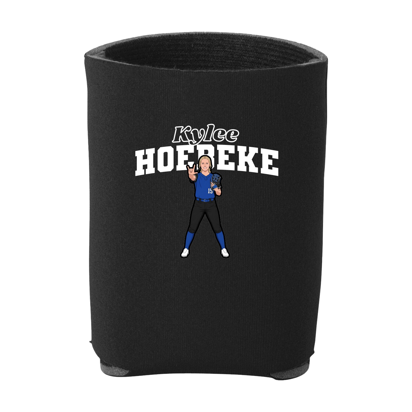 Can Holder — Name Arch in Black