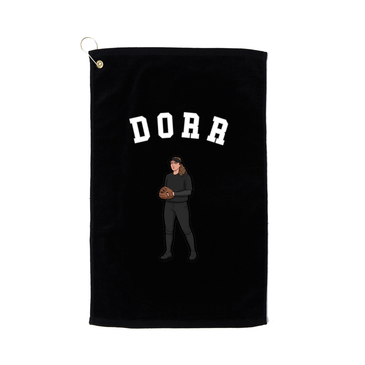Golf Towel — Shirsey Arch in Black