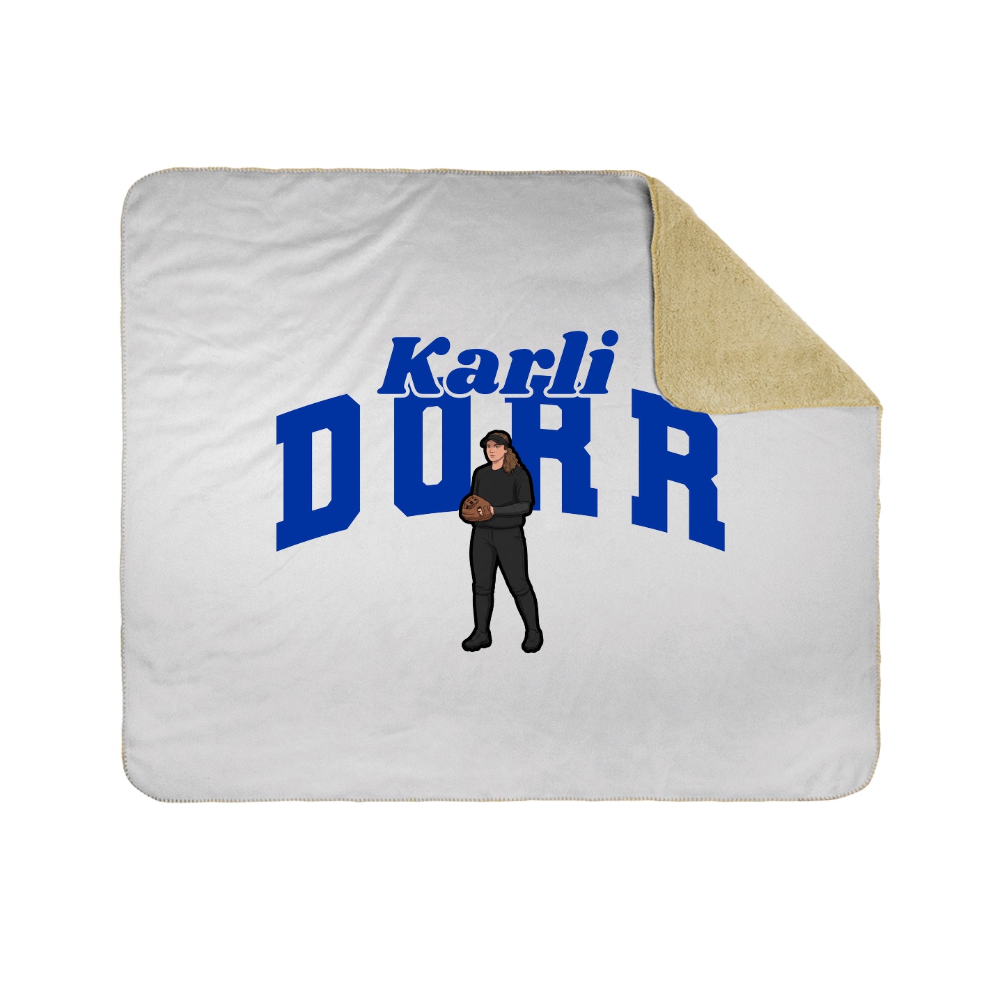 Throw Blanket — Signature Arch in White