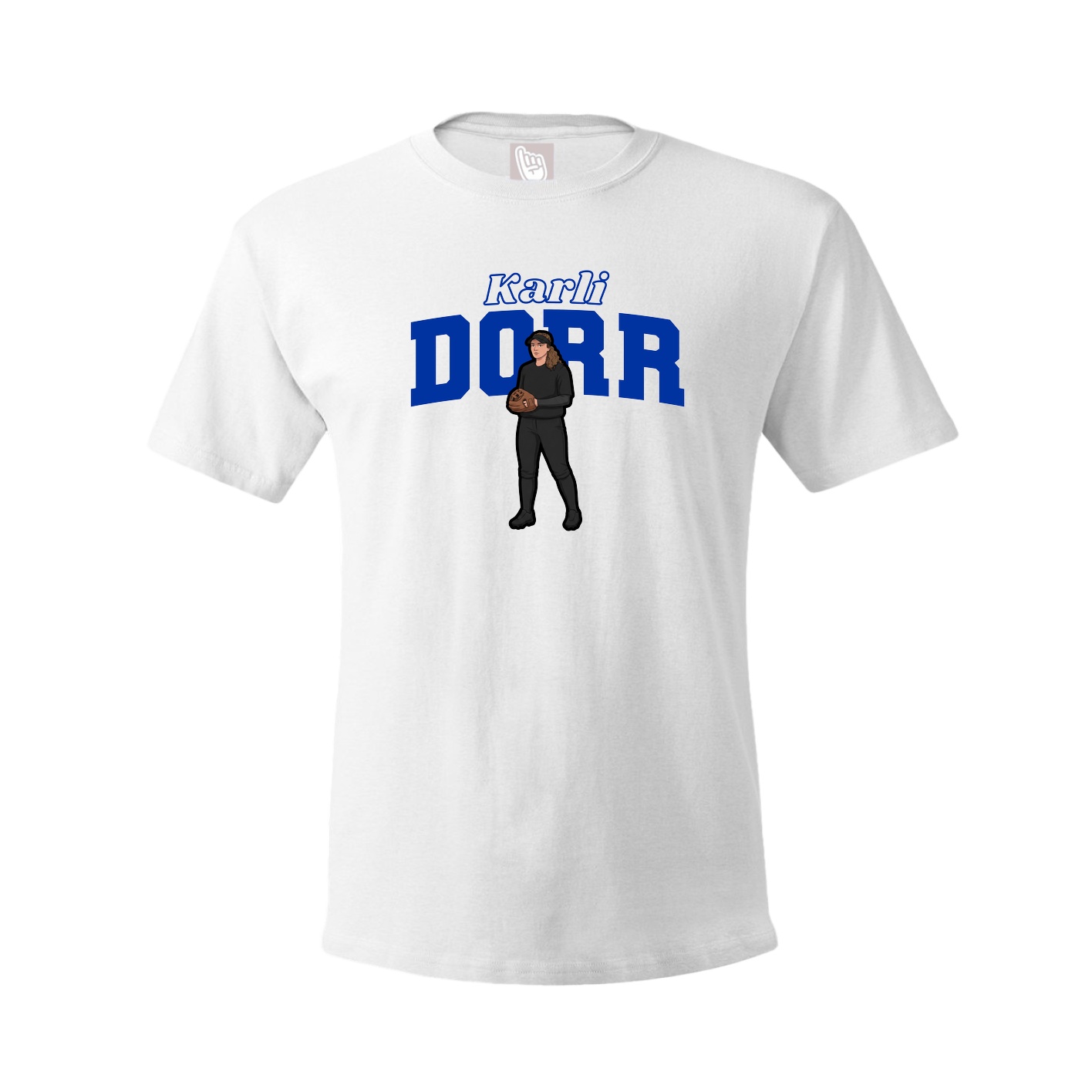Tee — Name Arch in White