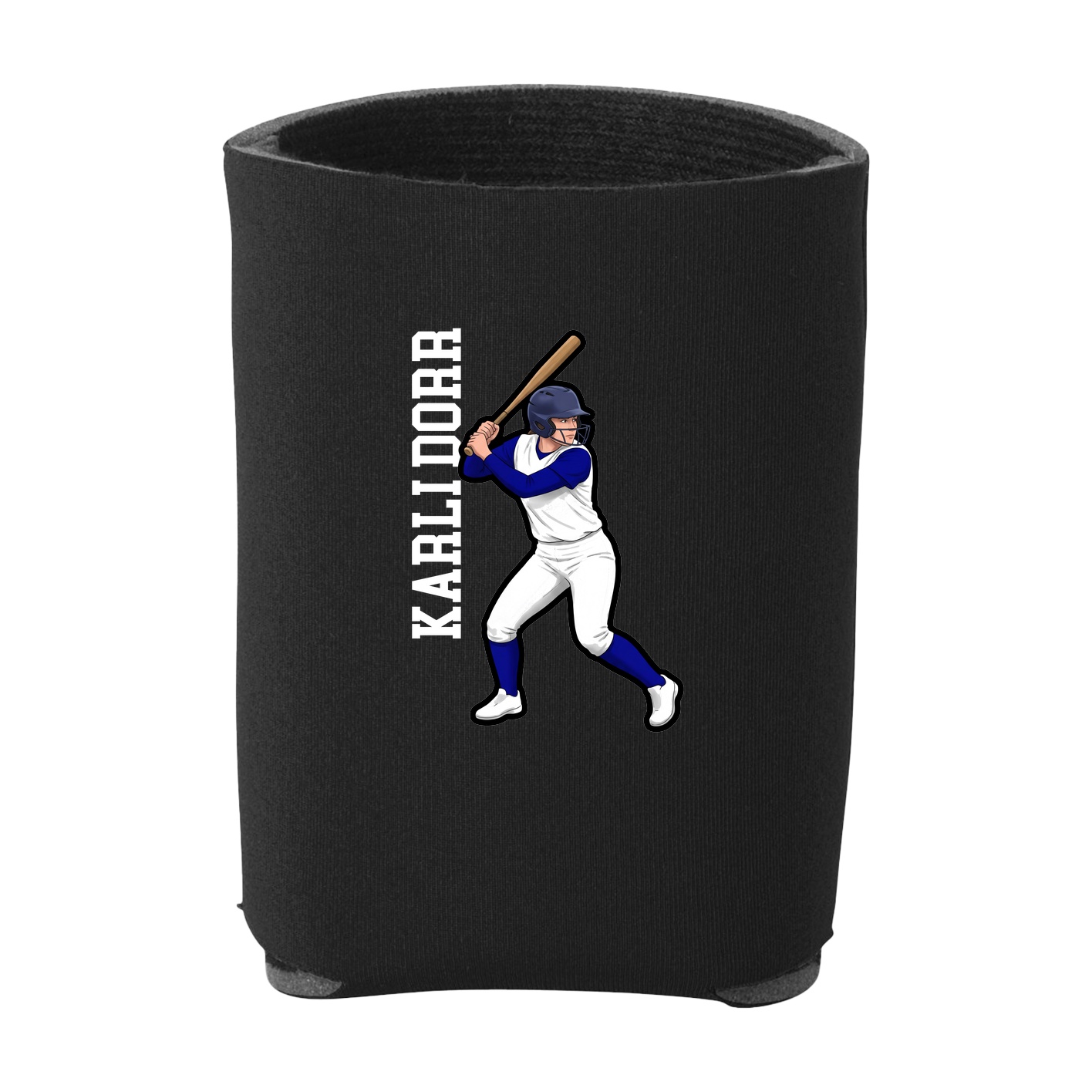 Can Holder — Name Vertical in Black