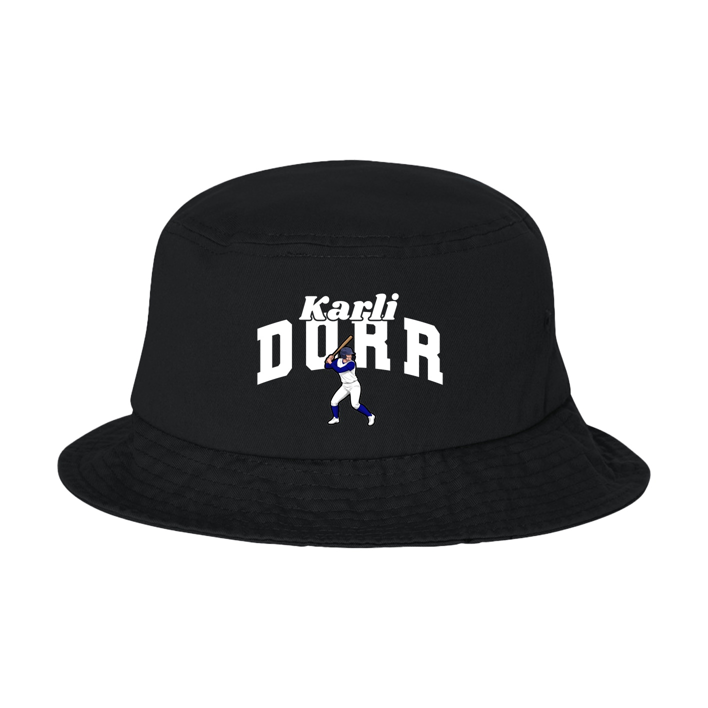Bucket Cap — Signature Arch in Black