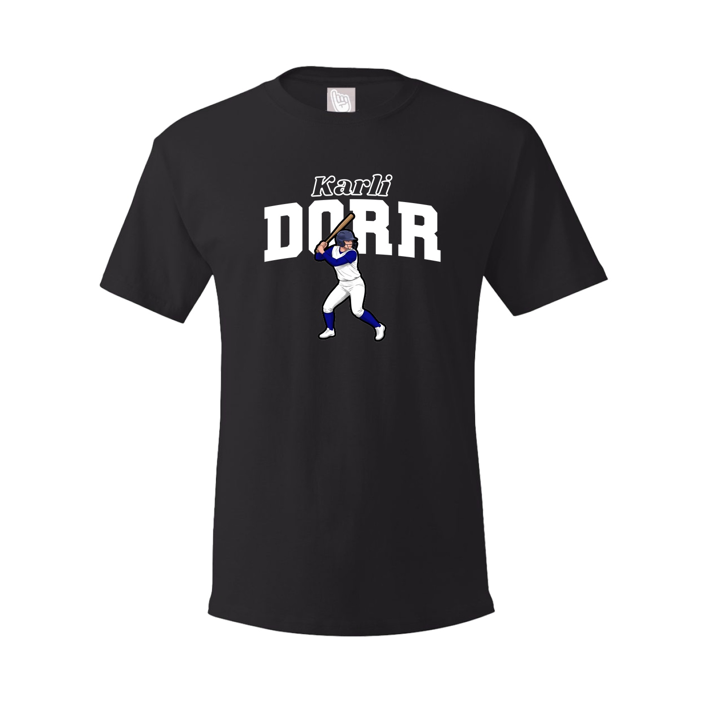 Youth Tee — Name Arch in Black