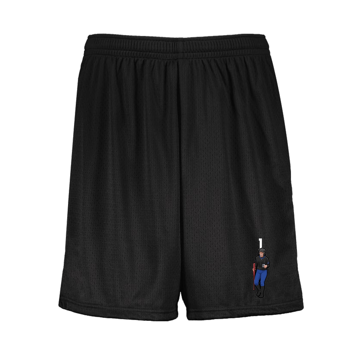 Shorts — Number Top in Black