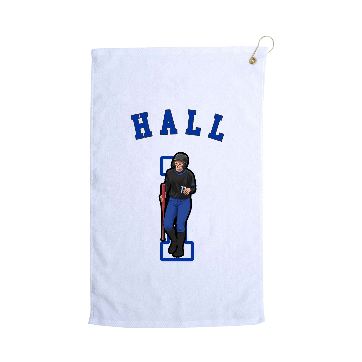 Golf Towel — Shirsey Arch in White
