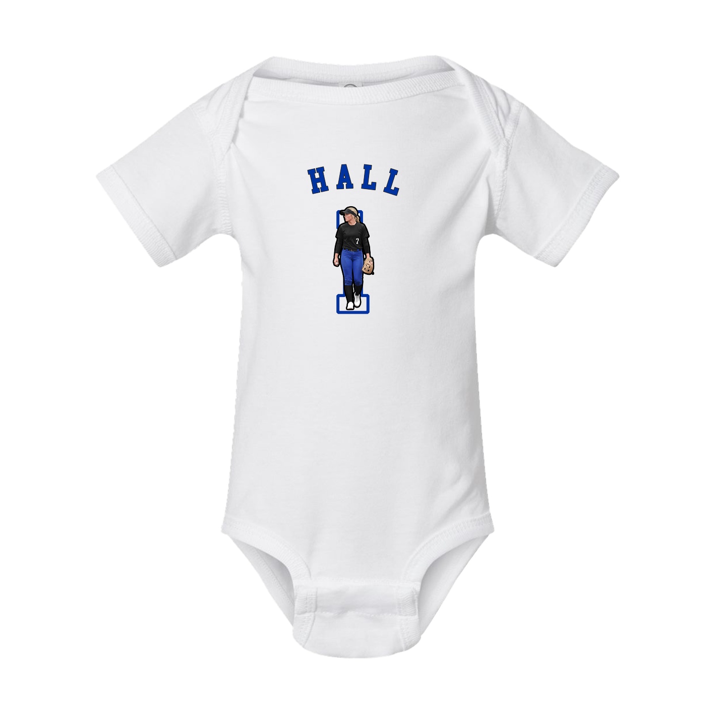 Baby Onesie — Shirsey Arch in White