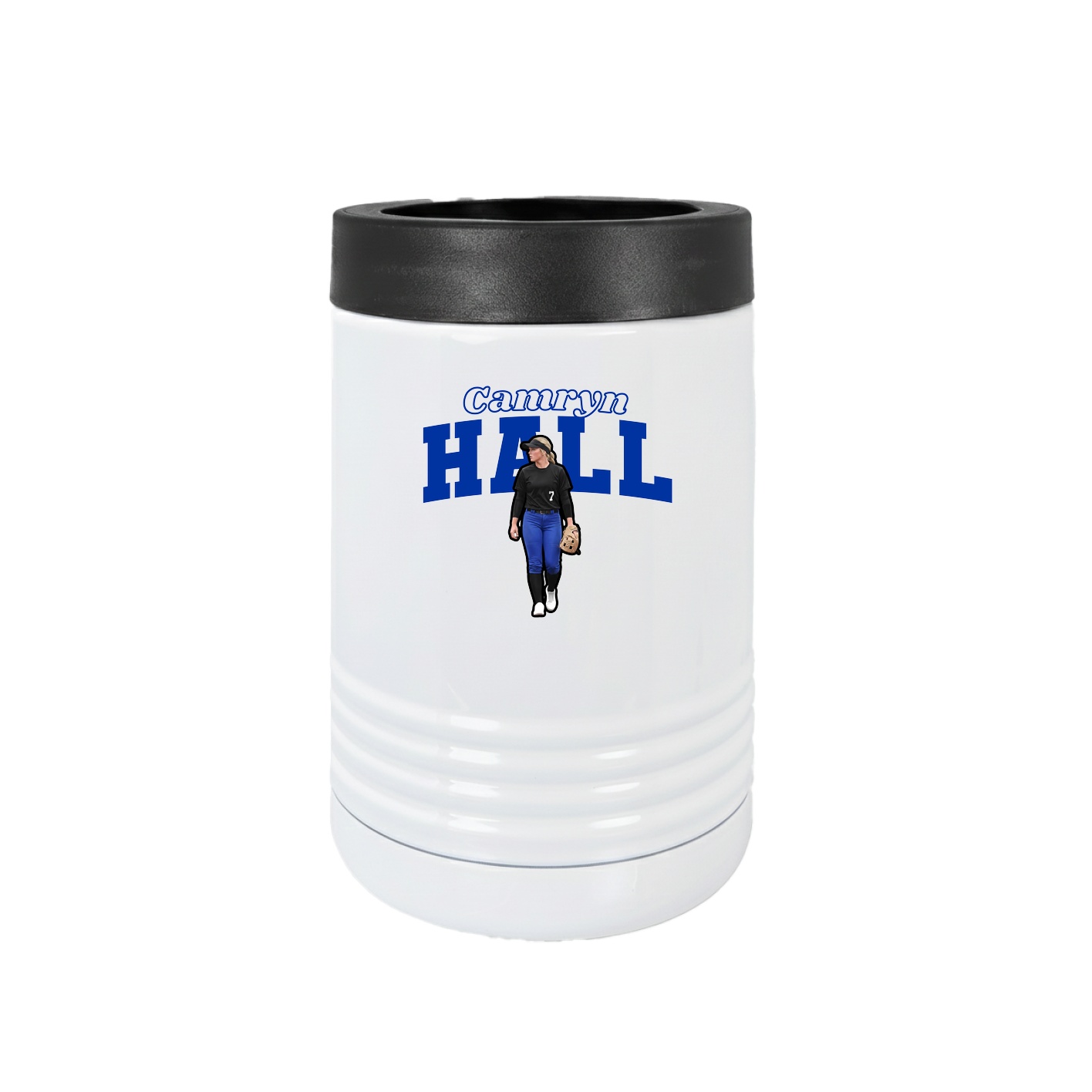 Beverage Holder — Name Arch in White