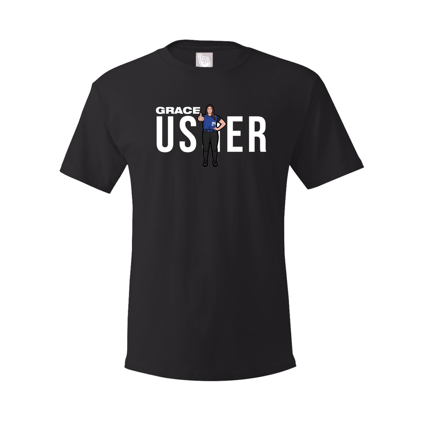 Youth Tee — Player Name in Black