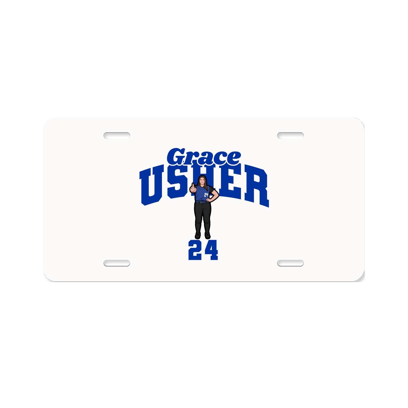 License Plate — Signature Arch in Classic
