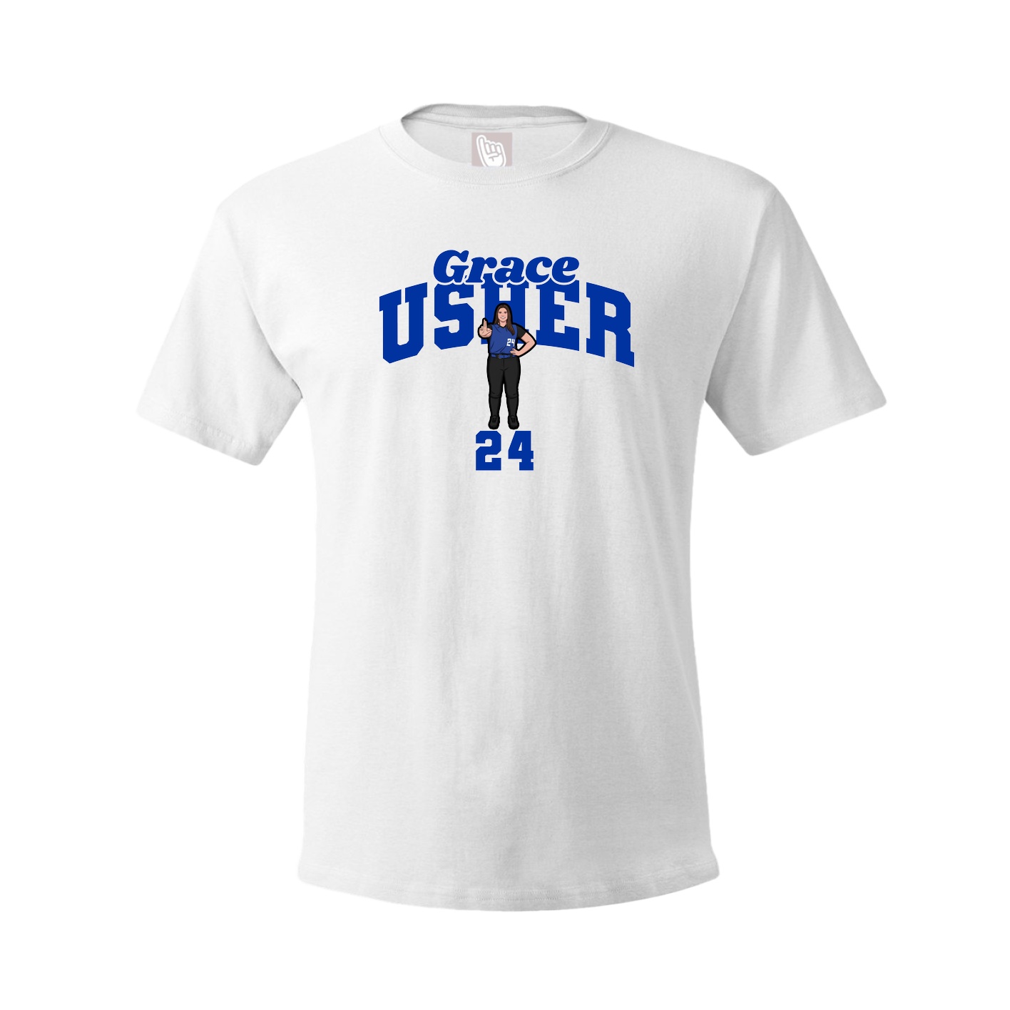 Youth Tee — Signature Arch in White