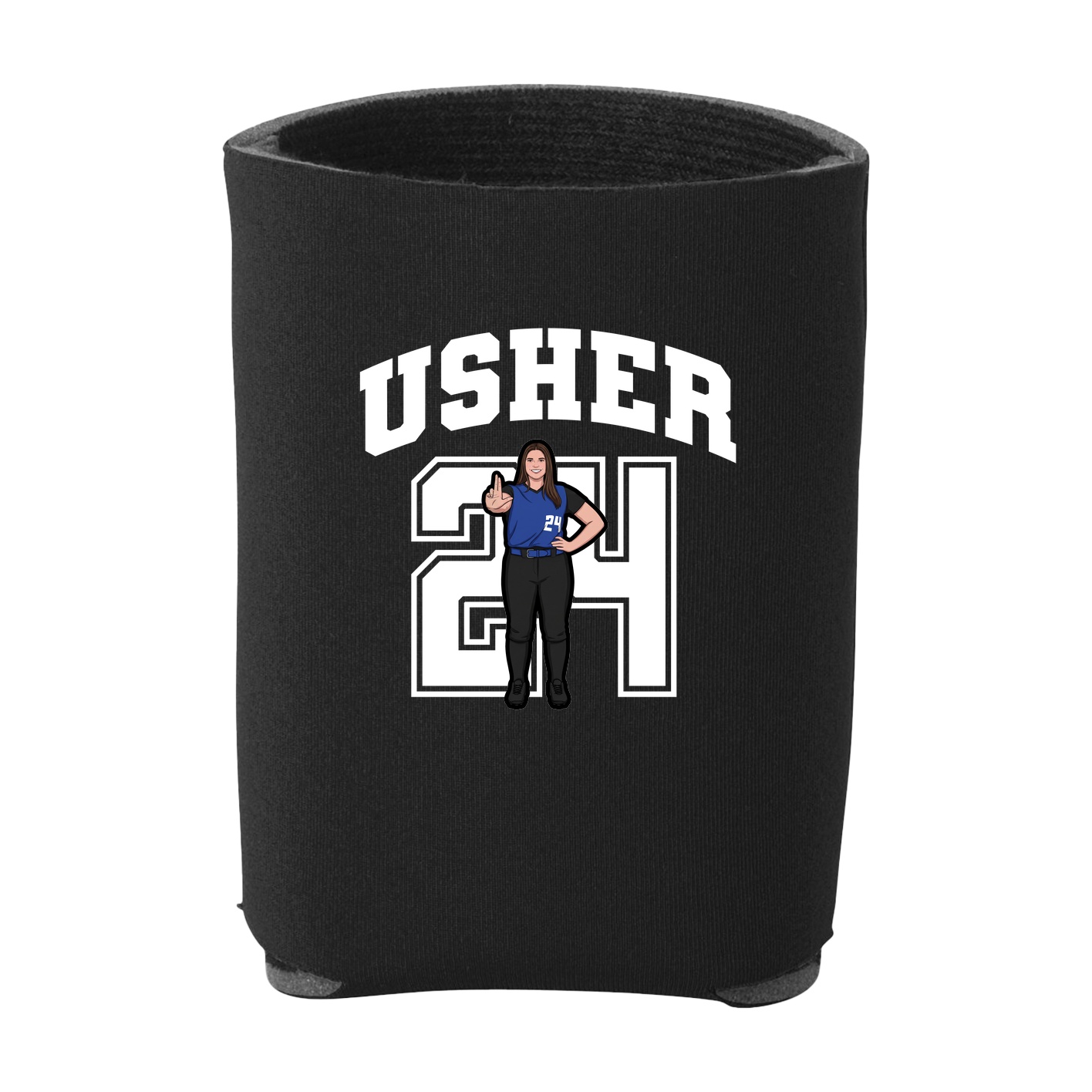 Can Holder — Number in Black