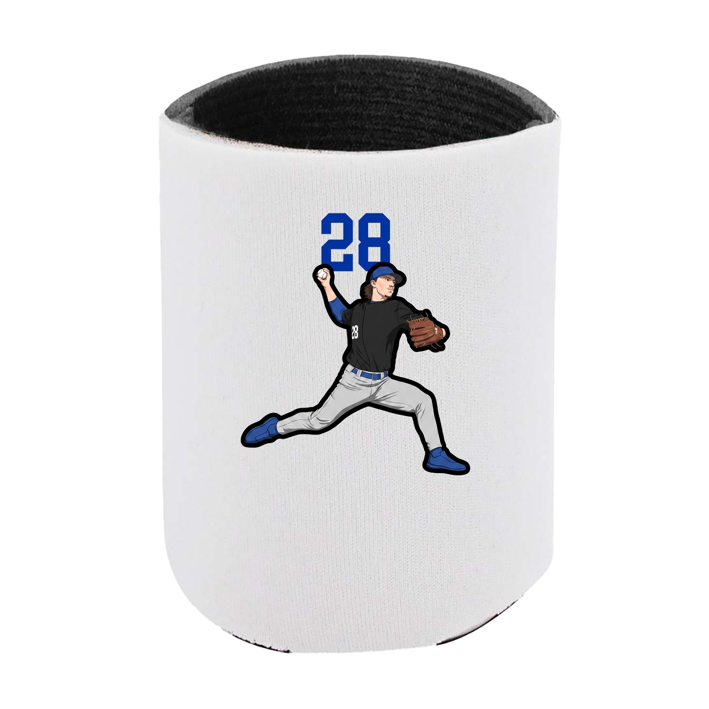 Can Holder — Number Top in White
