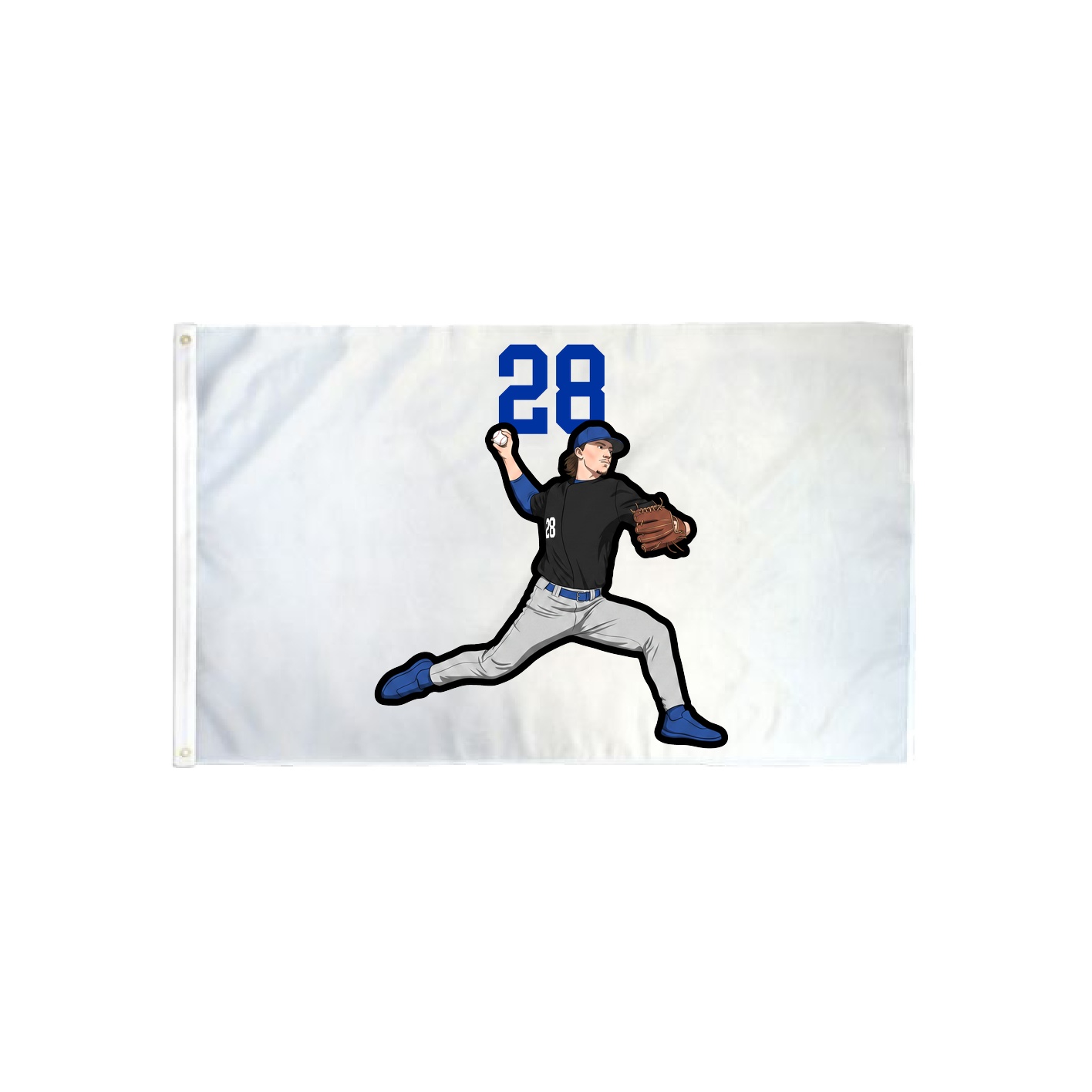 3x5 Flag — Number Top in Classic