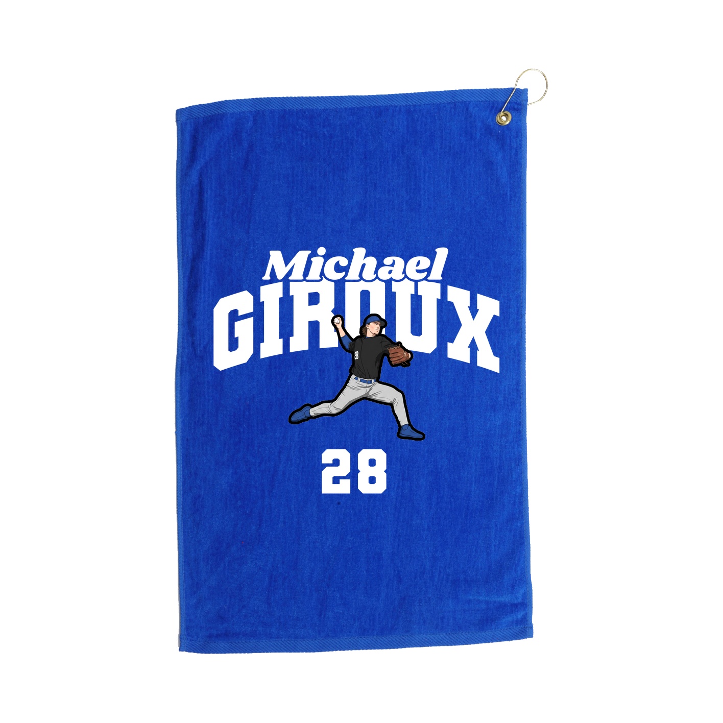 Golf Towel — Signature Arch in Royal