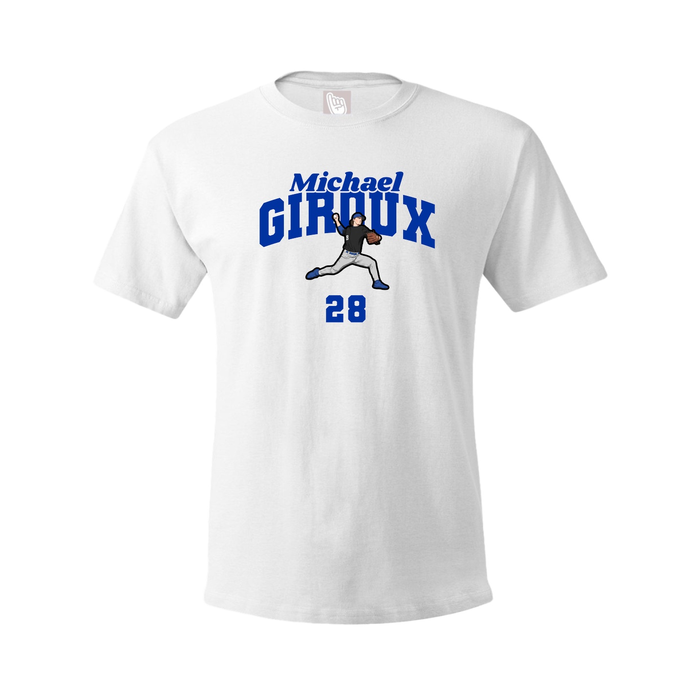 Youth Tee — Signature Arch in White