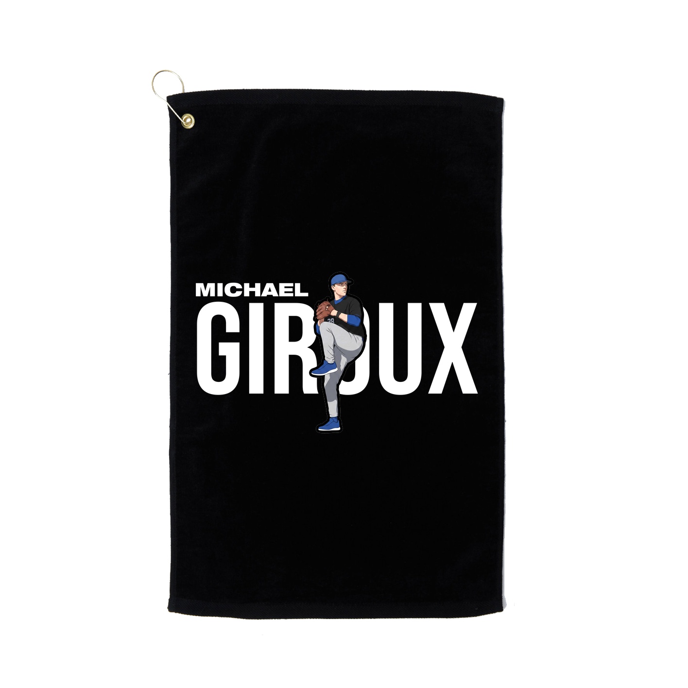 Golf Towel — Player Name in Black