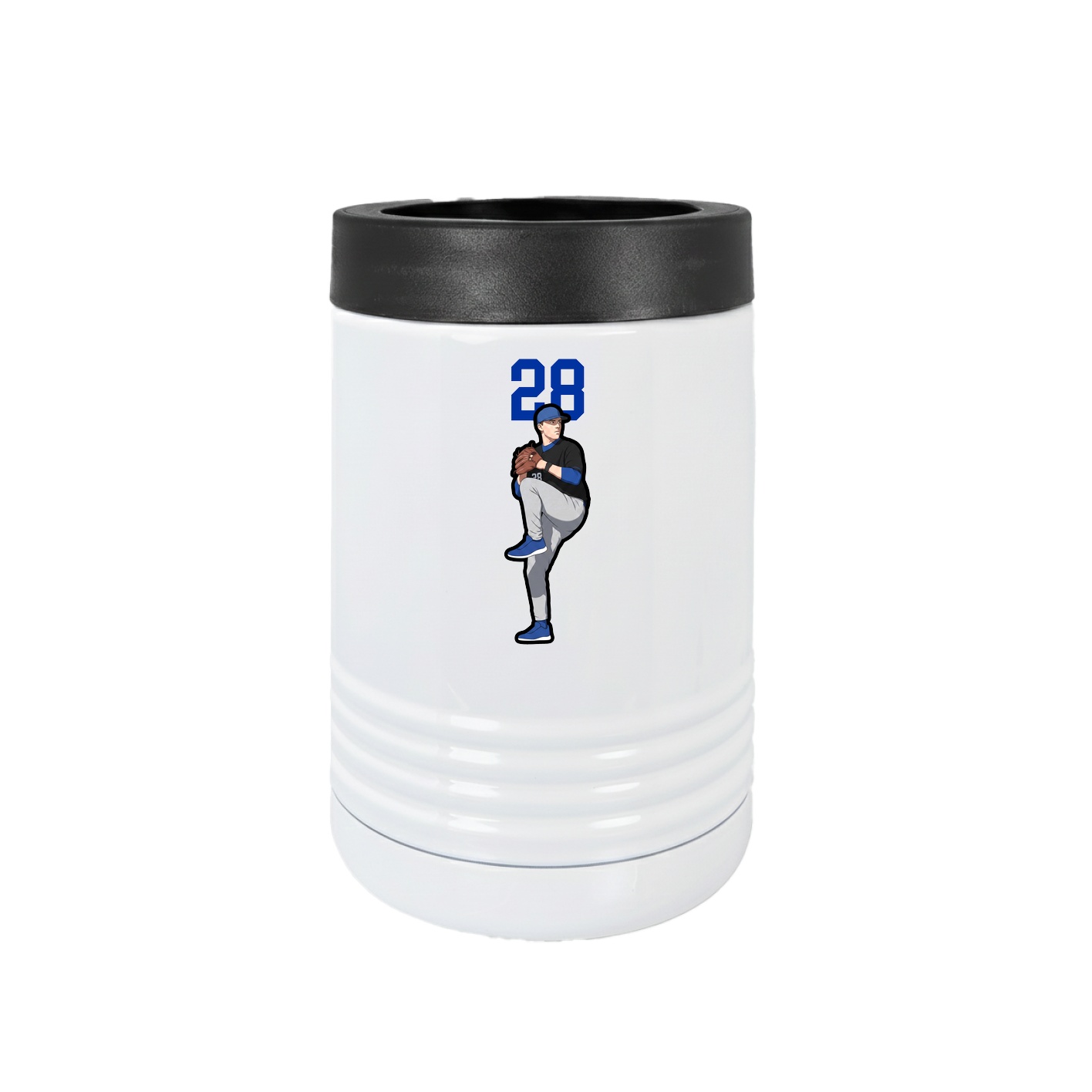 Beverage Holder — Number Top in White
