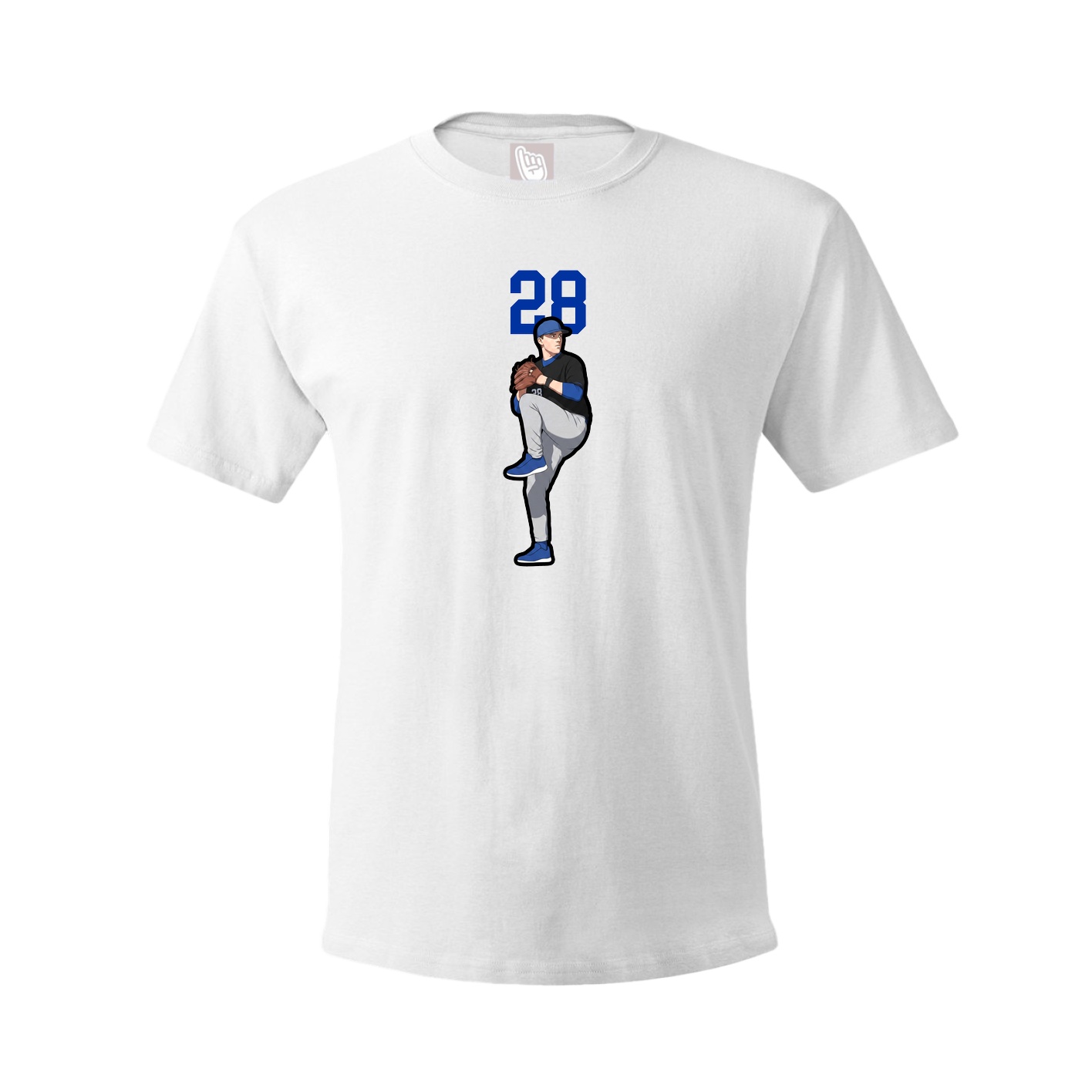 Tee — Number Top in White