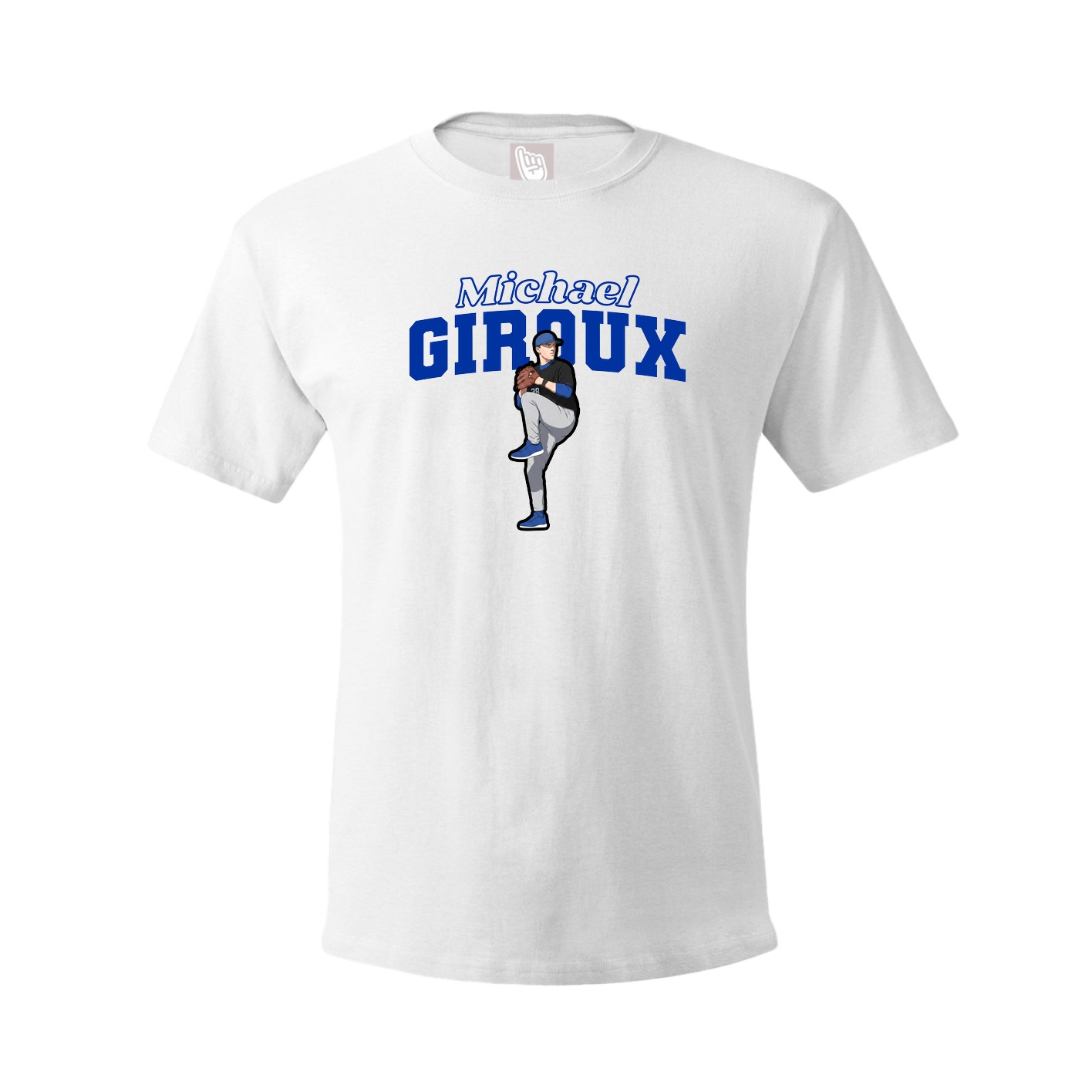 Tee — Name Arch in White