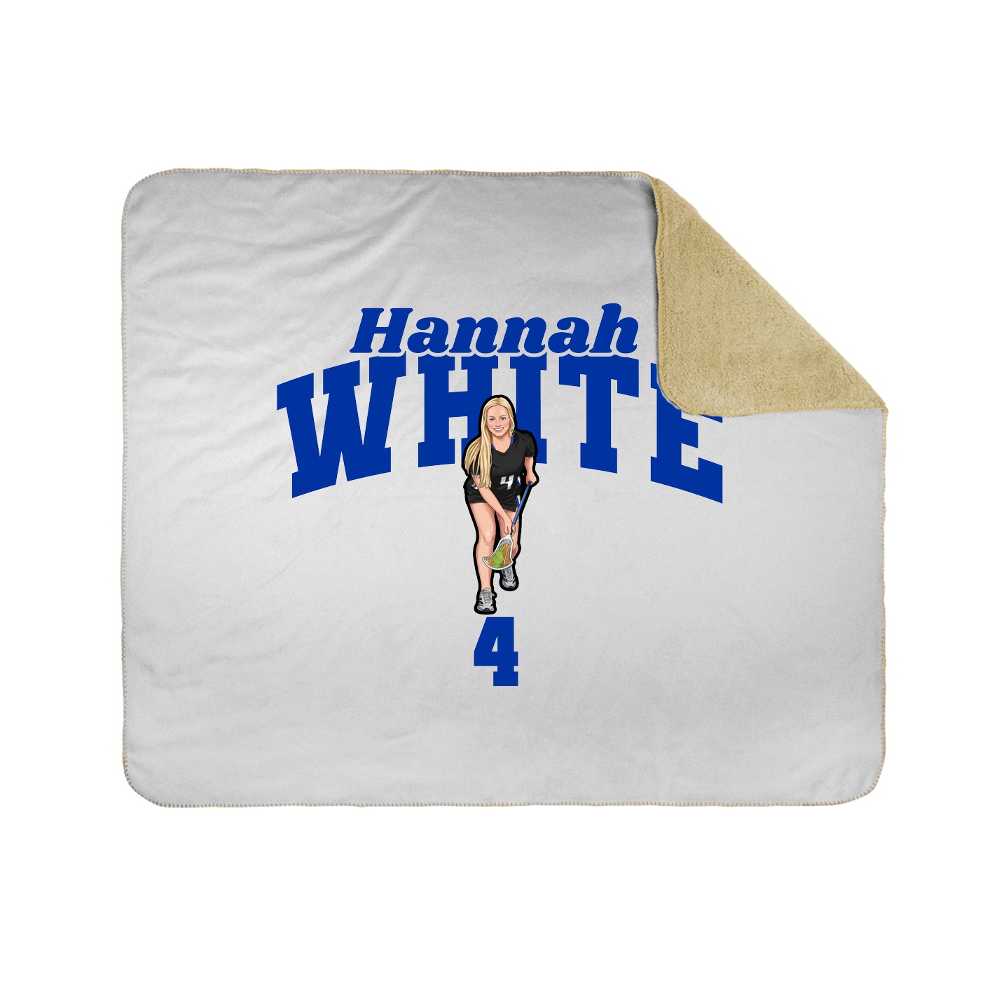 Throw Blanket — Signature Arch in White