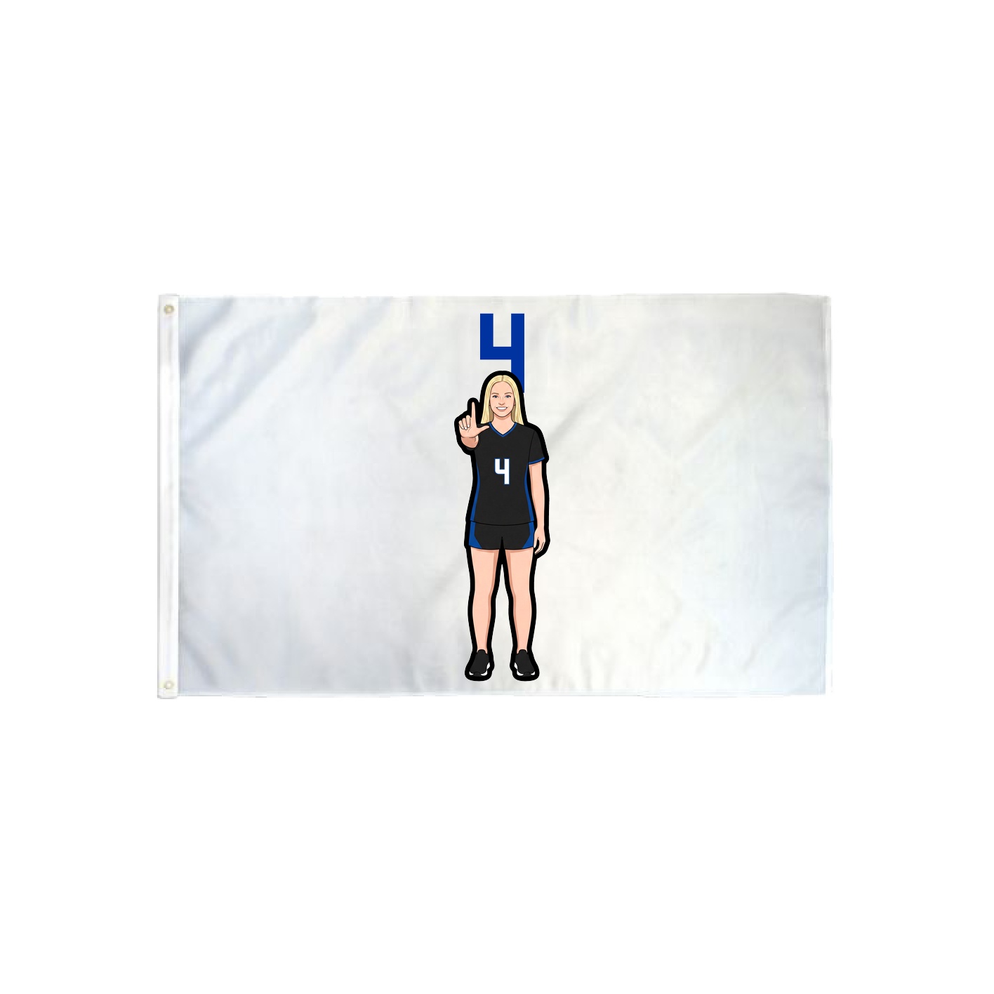3x5 Flag — Number Top in Classic