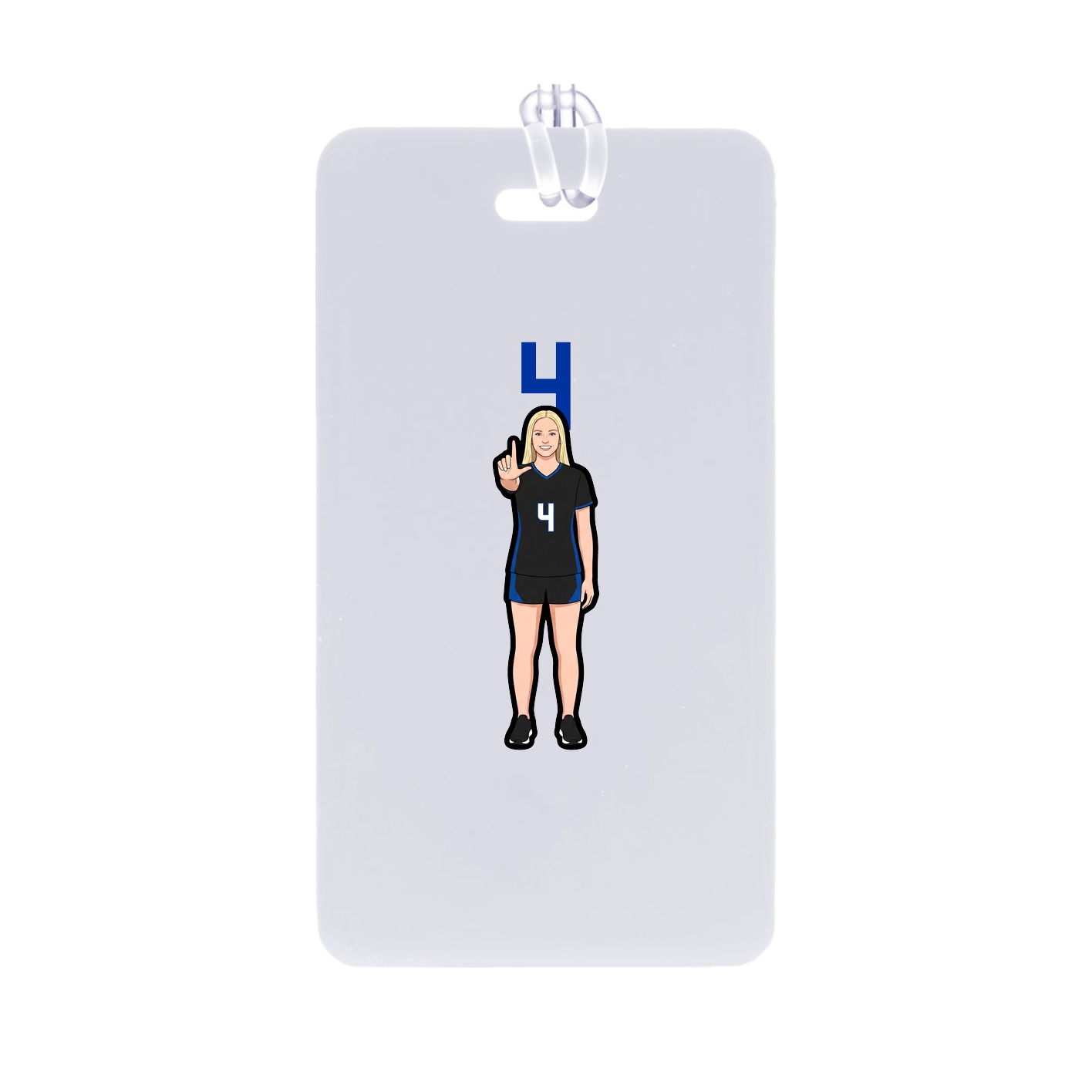 Bag Tag — Number Top in Classic