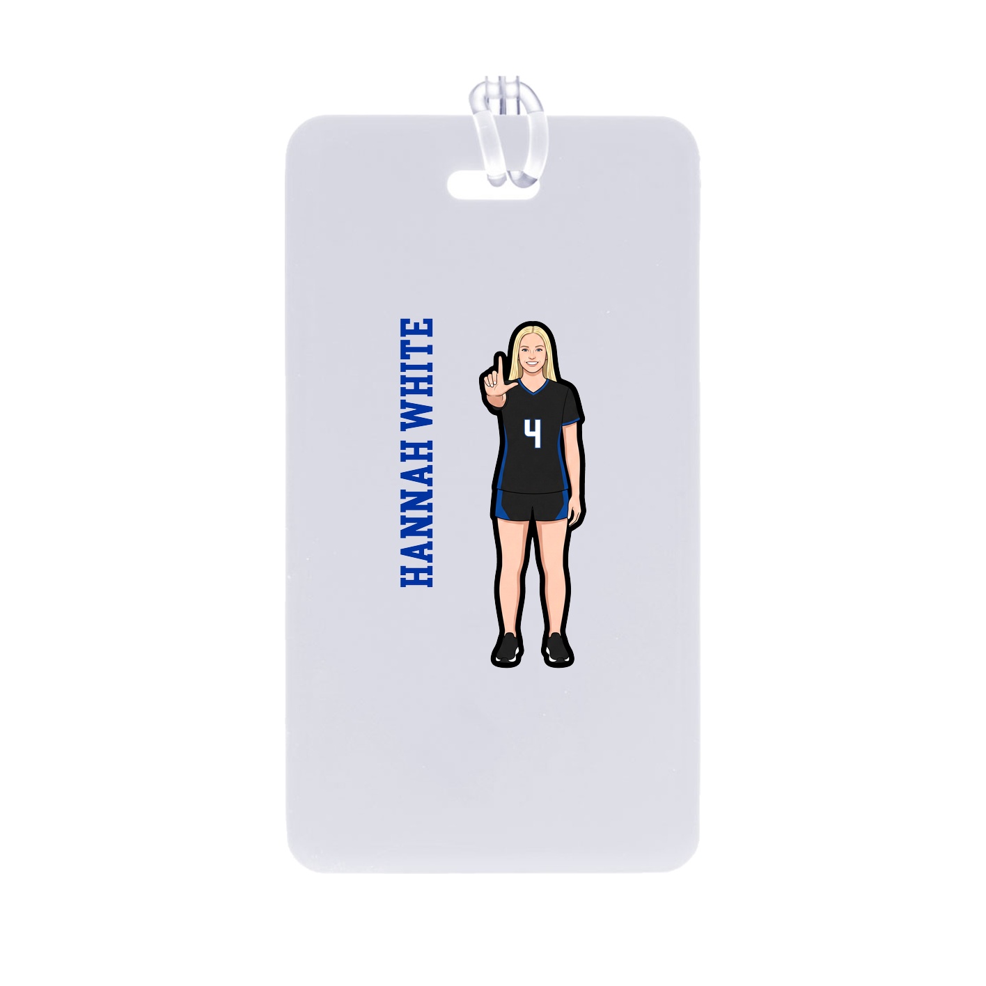 Bag Tag — Name Vertical in Classic