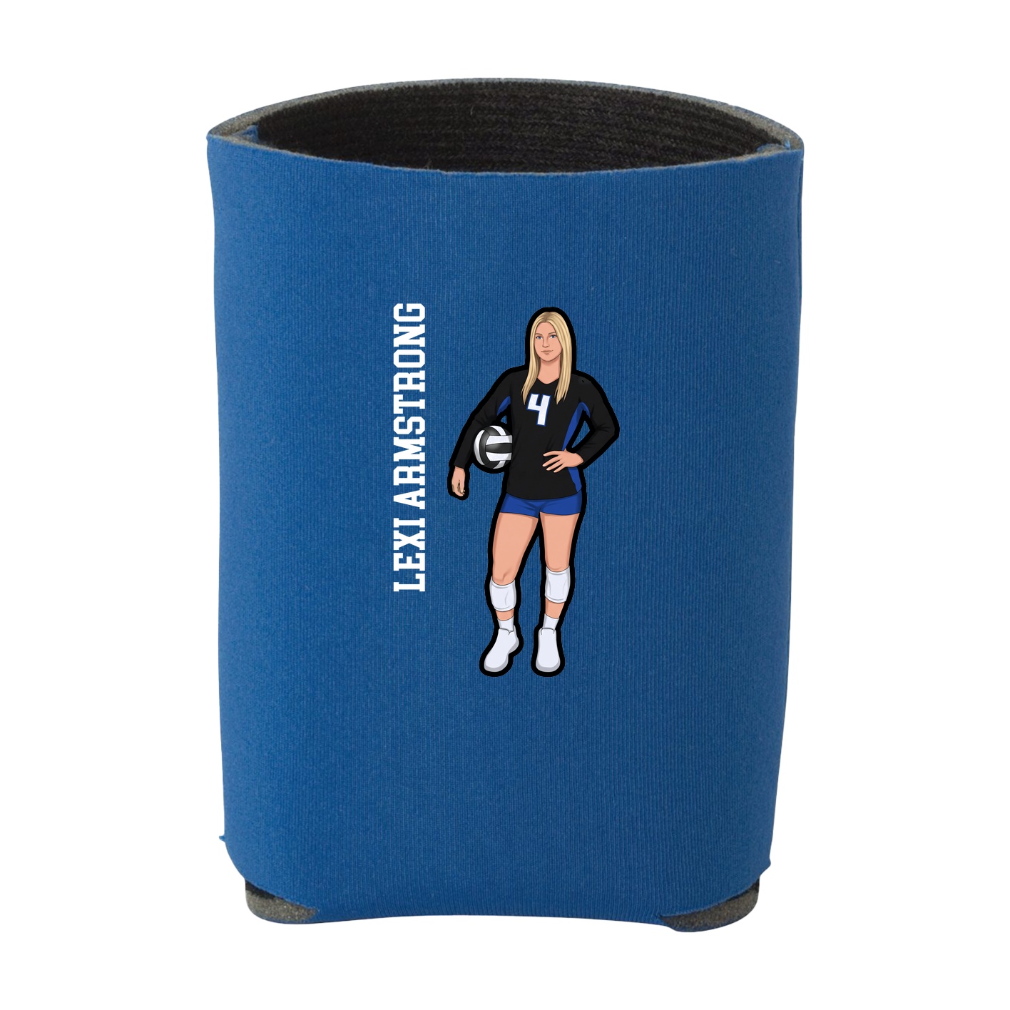 Can Holder — Name Vertical in Royal