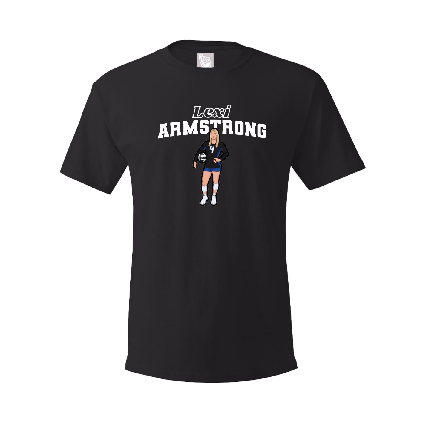Youth Tee — Name Arch in Black
