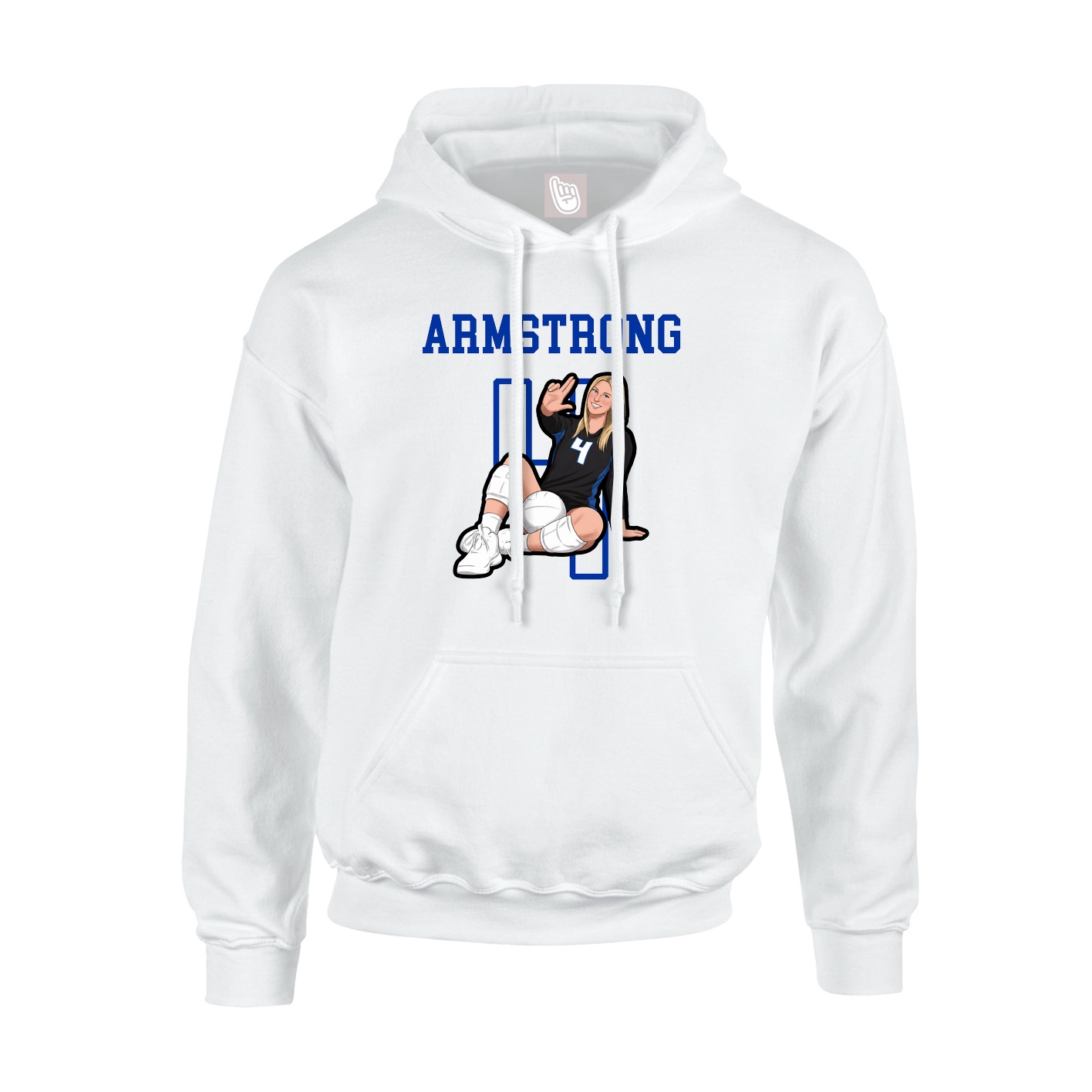 Youth Hoodie — Shirsey in White