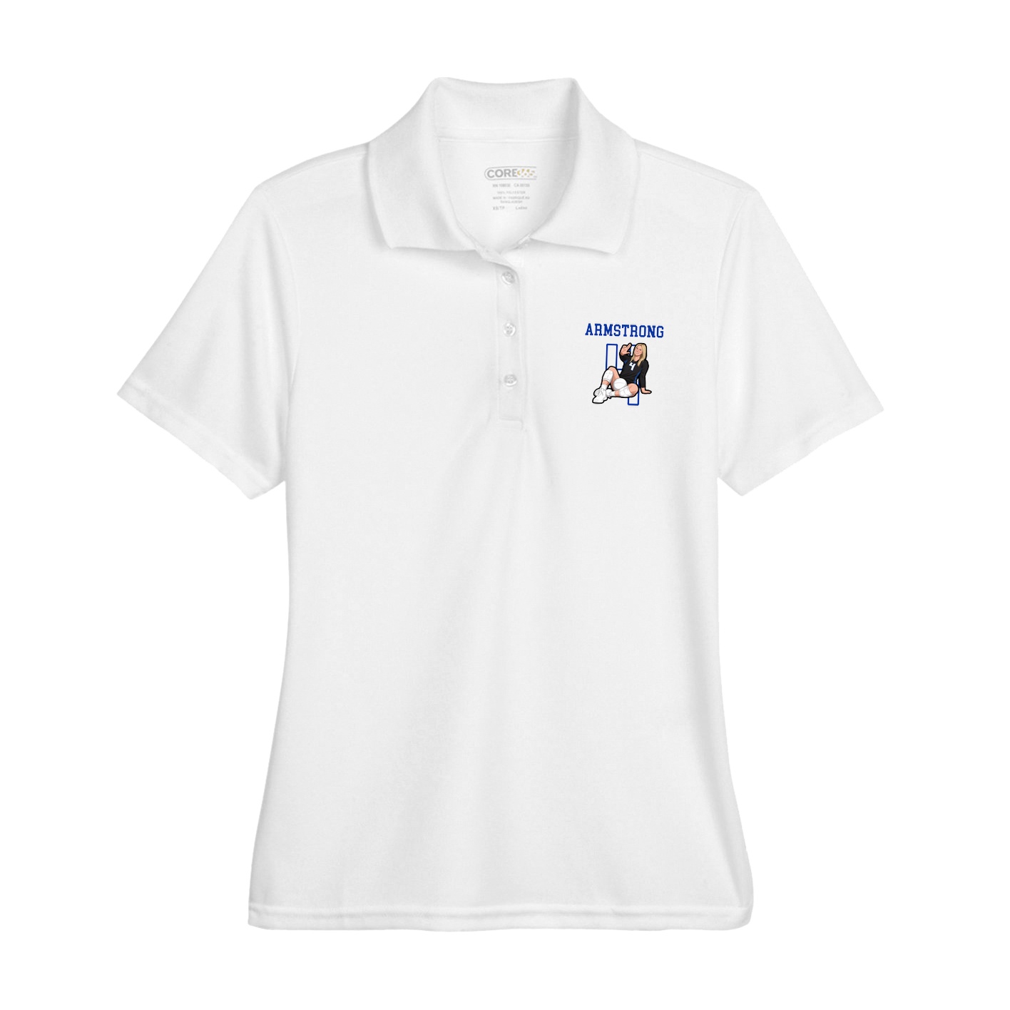 Womens Performance Polo — Shirsey in White