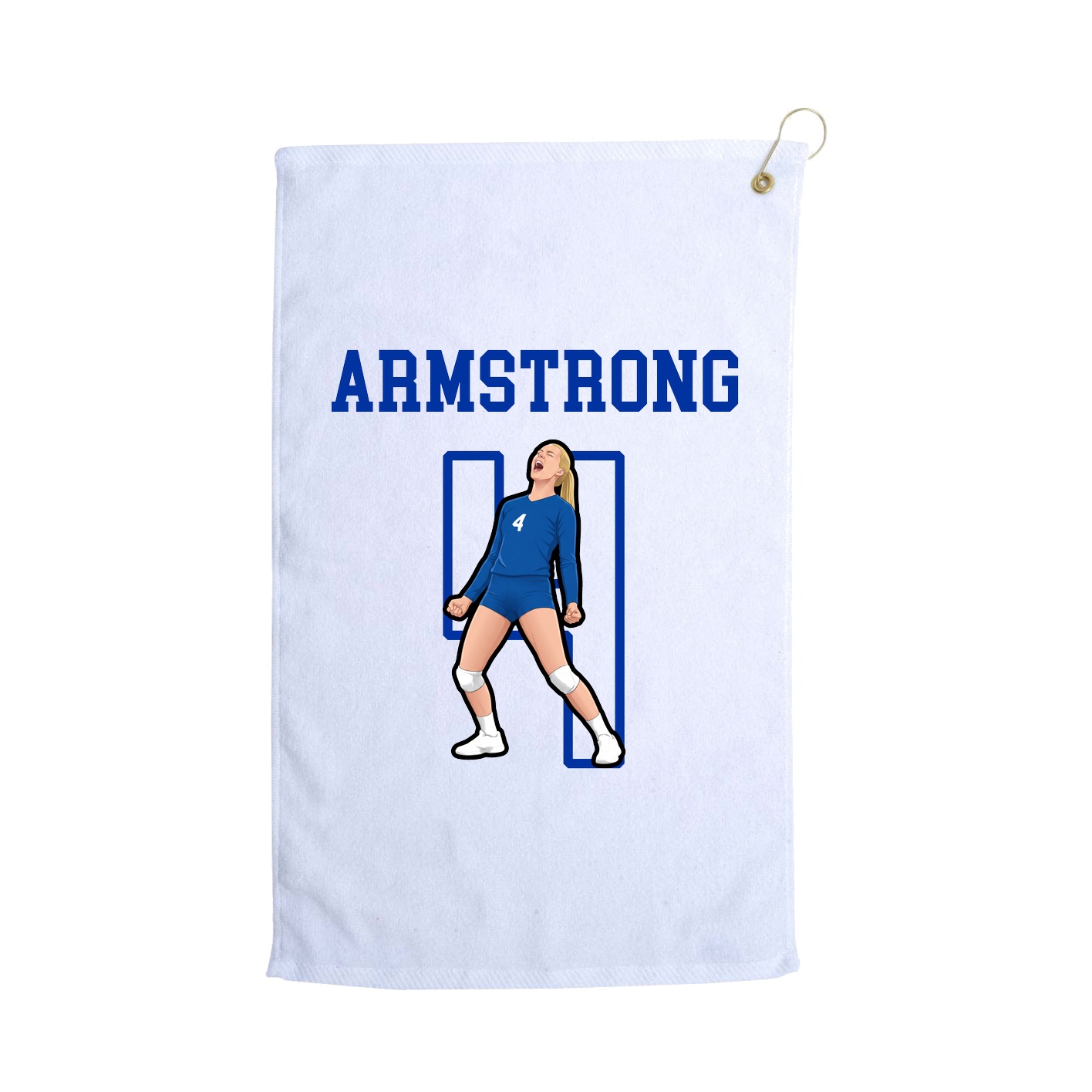Golf Towel — Shirsey in White
