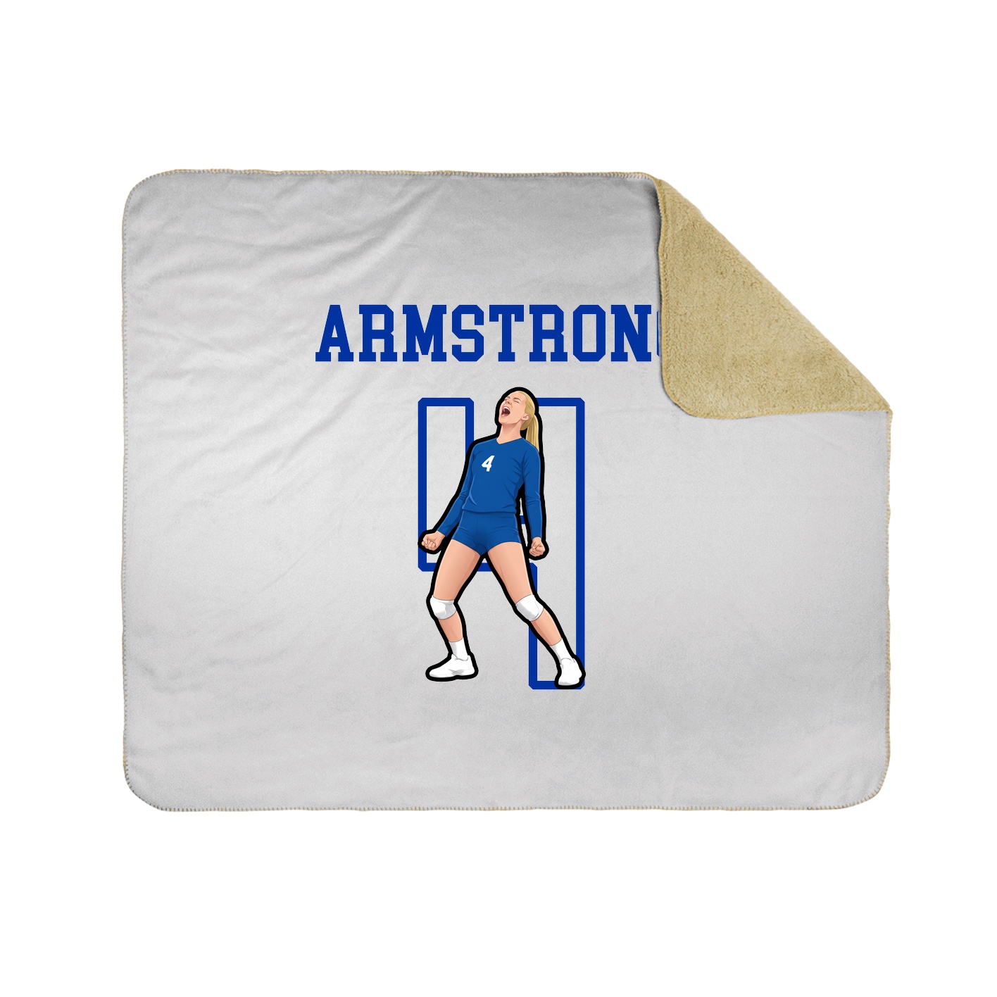 Throw Blanket — Shirsey in White