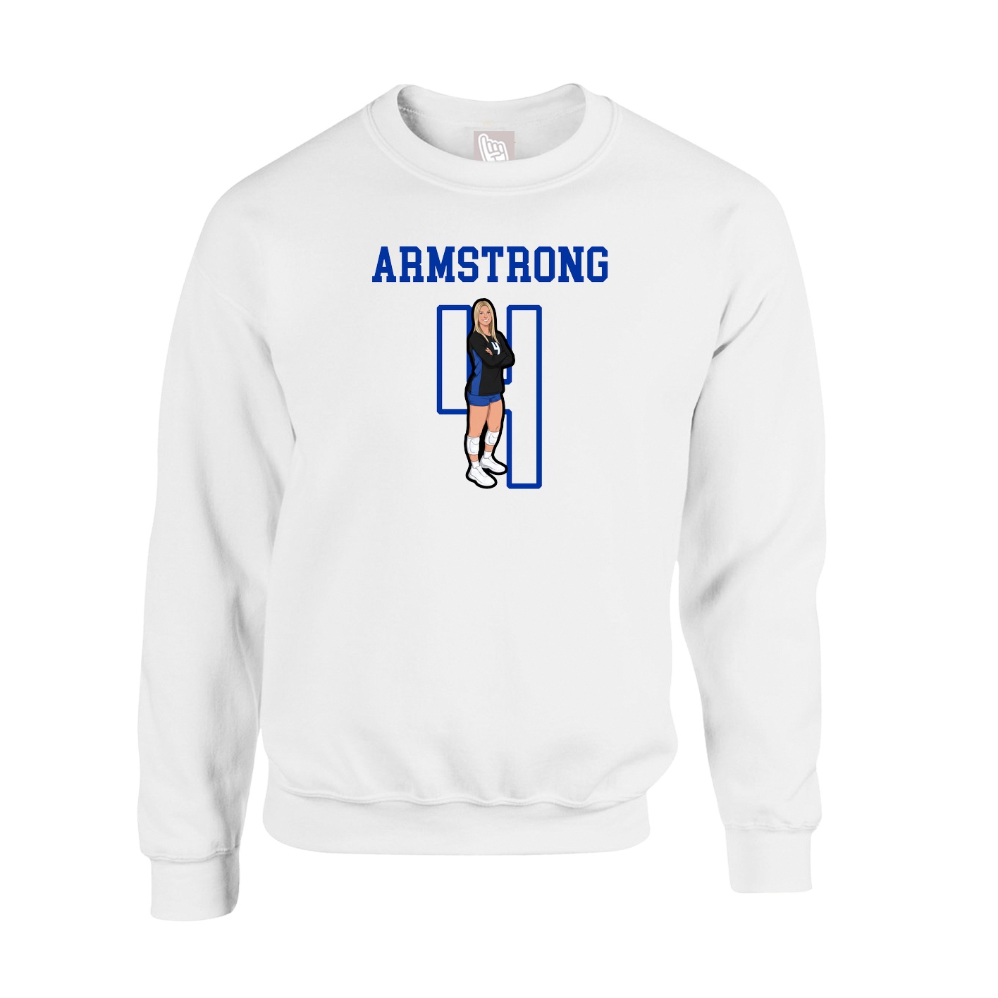 Fleece Crew — Shirsey in White