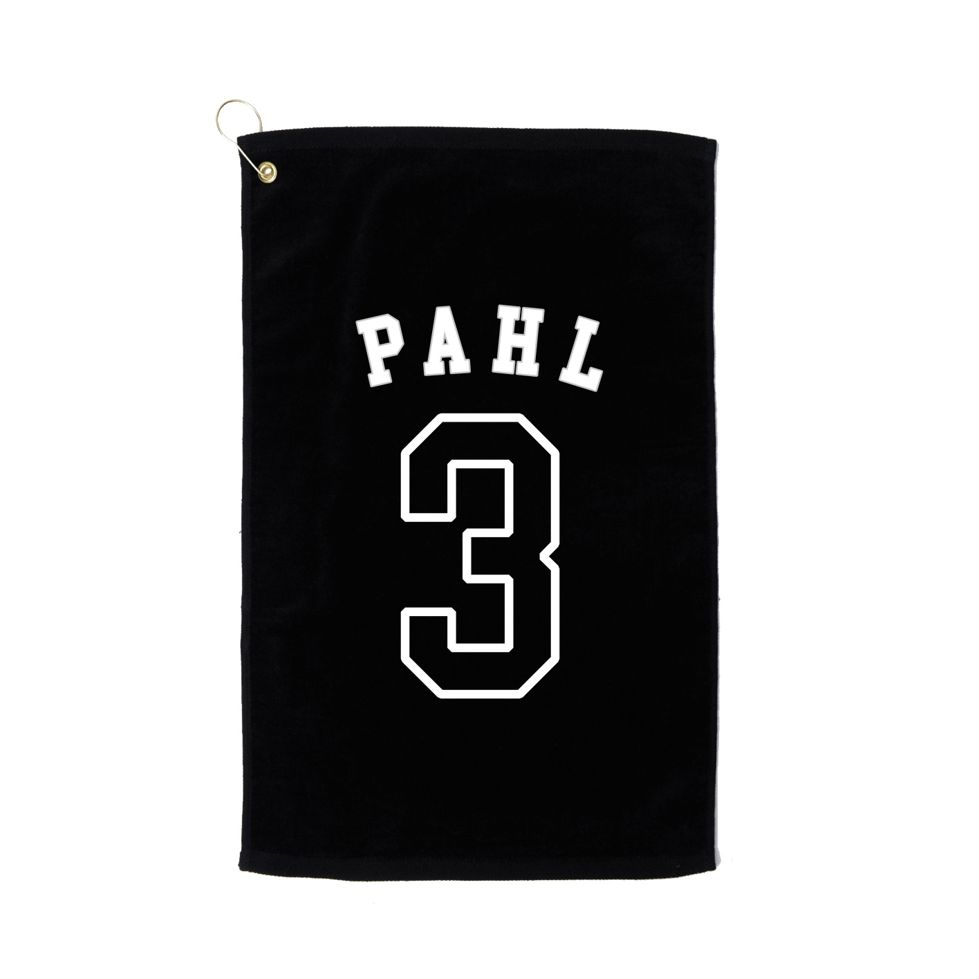 Golf Towel — Shirsey Arch in Black