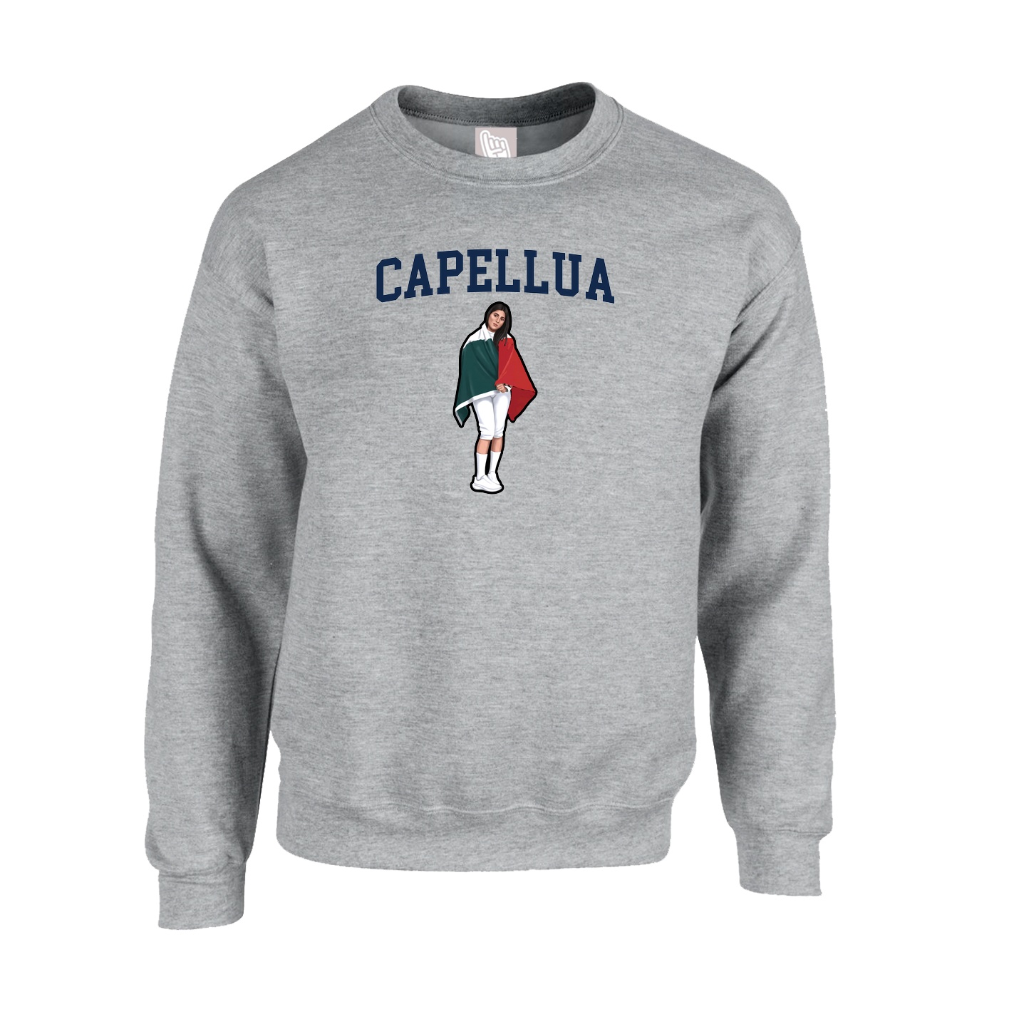Fleece Crew — Shirsey in Grey