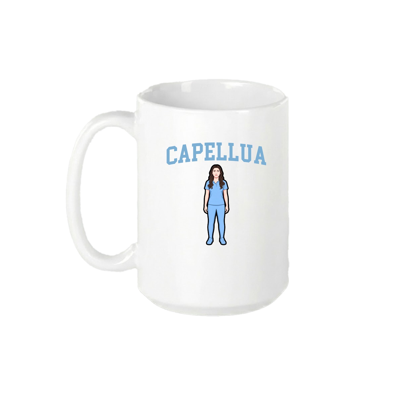 15oz Coffee Mug — Shirsey in White