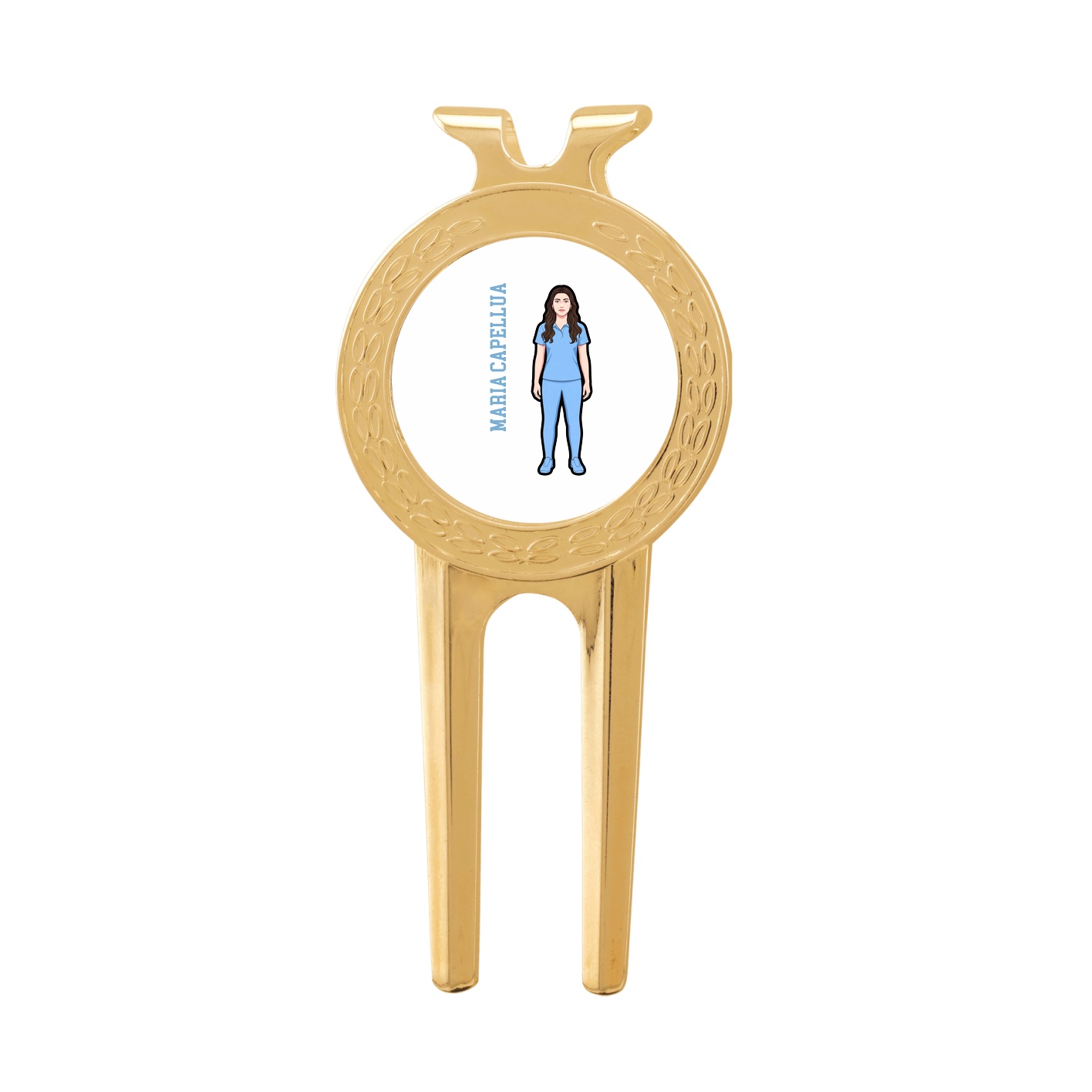 Divot Tool with Ball Marker — Name Vertical in Classic
