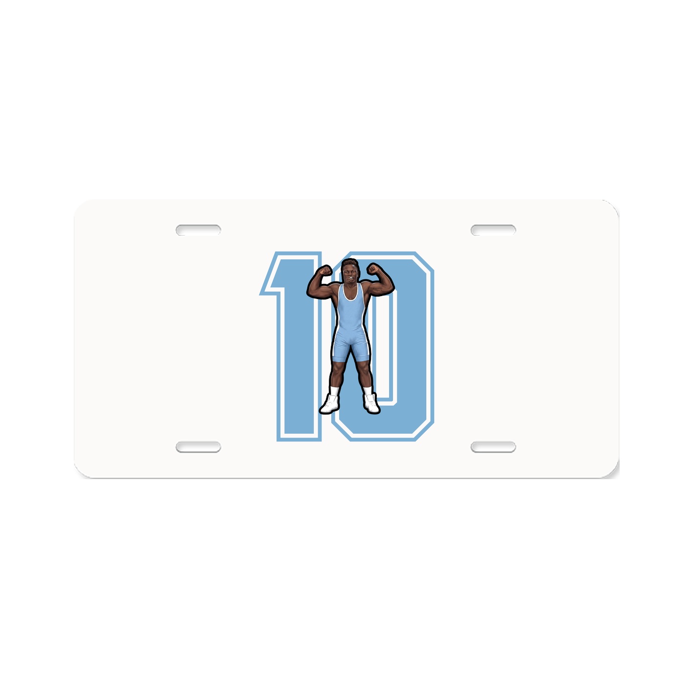License Plate — Number in Classic