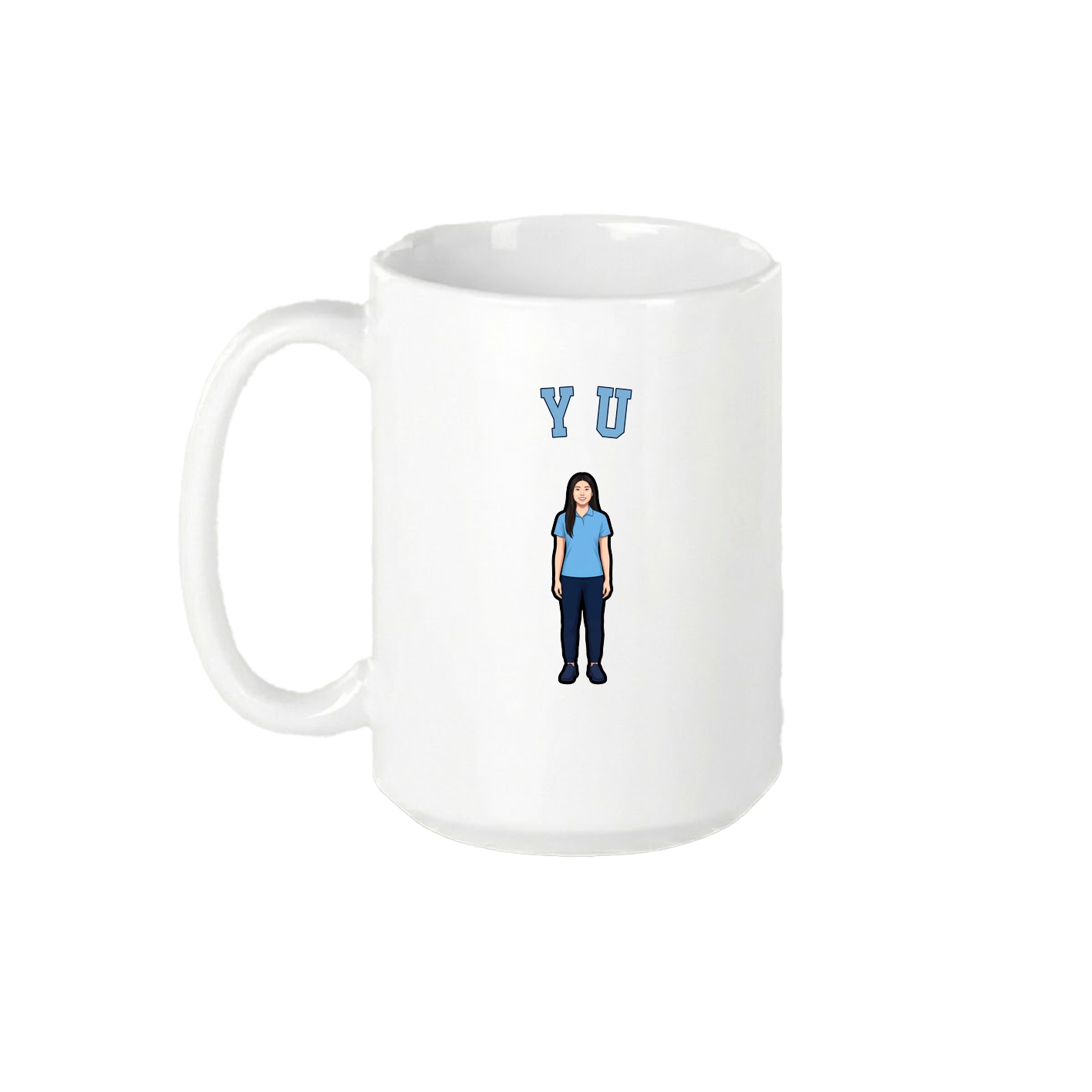 15oz Coffee Mug — Shirsey Arch in White