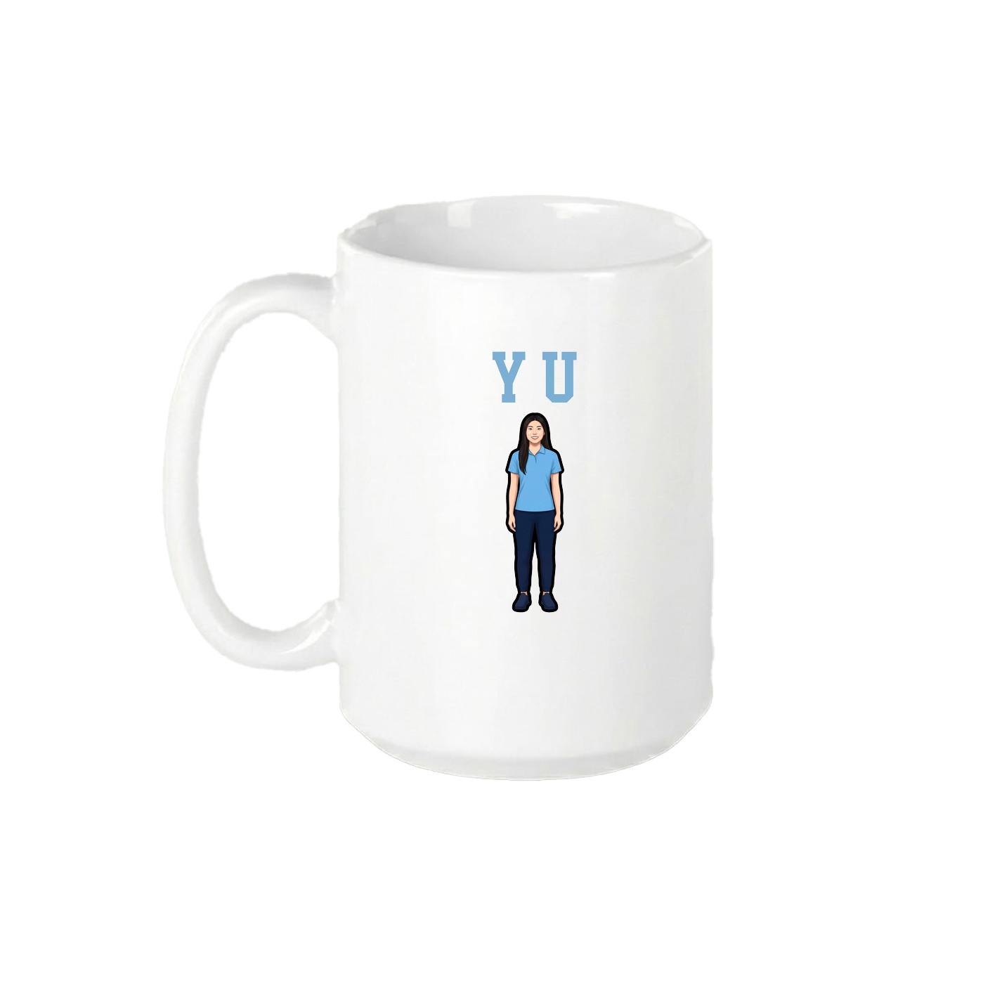 15oz Coffee Mug — Shirsey in White