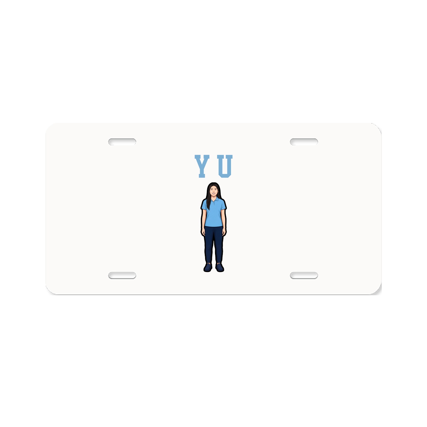 License Plate — Shirsey in Classic