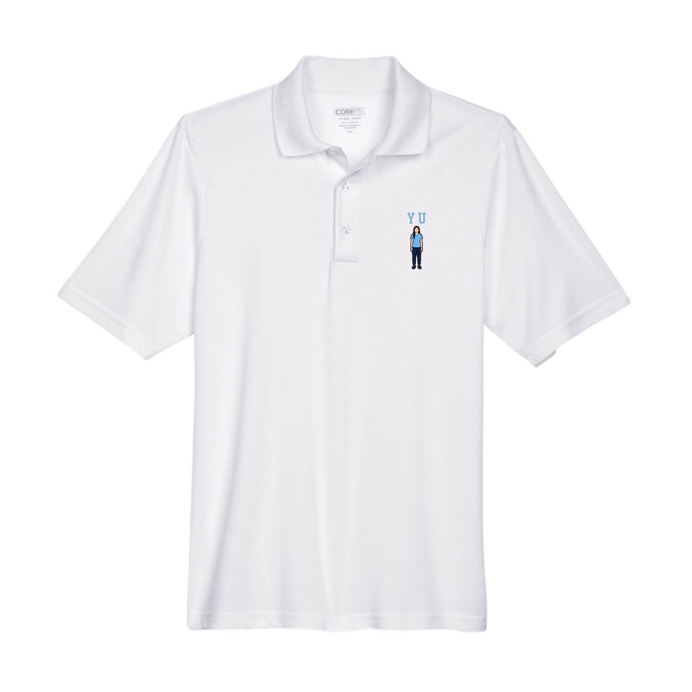 Performance Polo — Shirsey in White