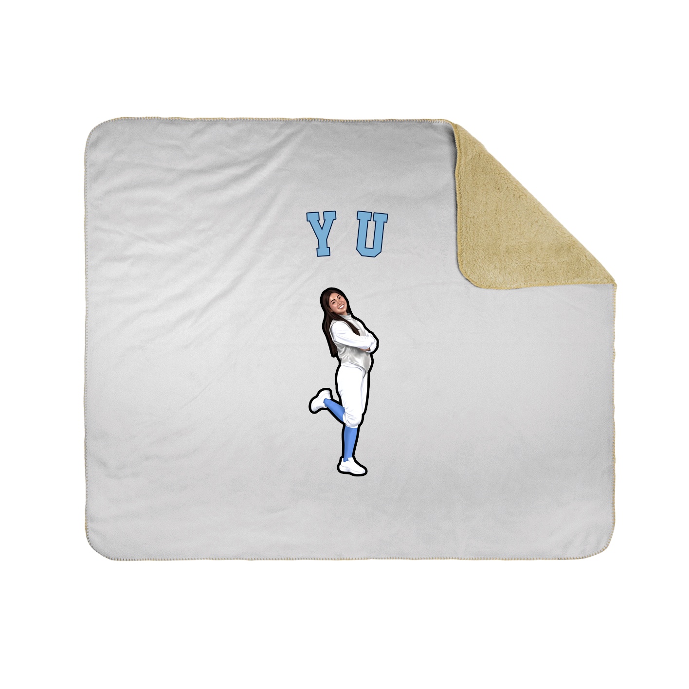 Throw Blanket — Shirsey Arch in White