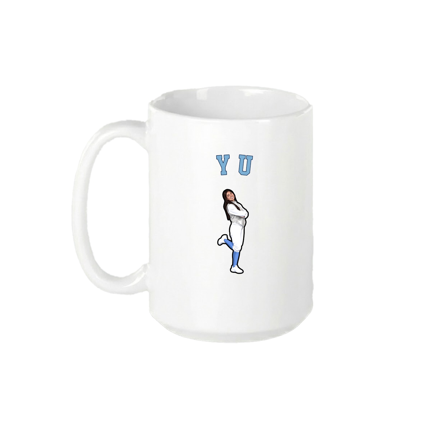 15oz Coffee Mug — Shirsey Arch in White