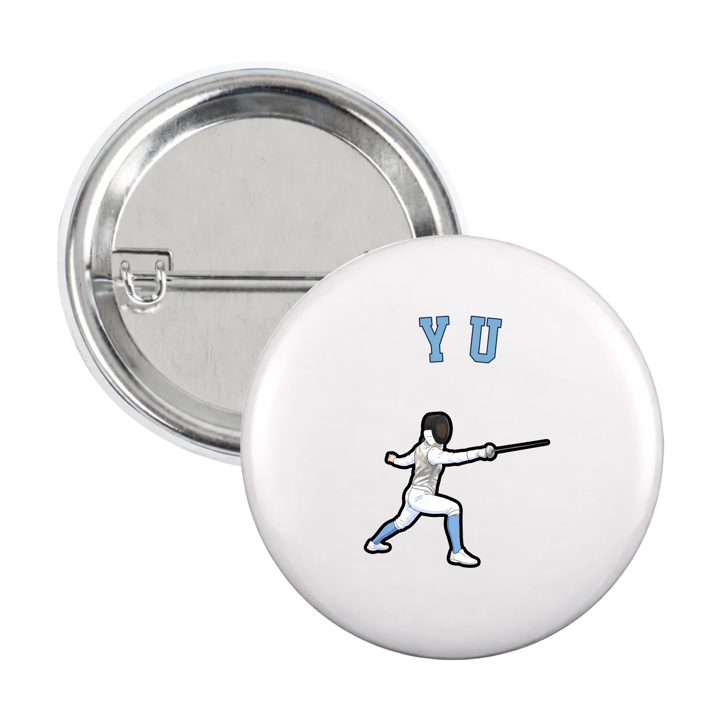 Game Day Button — Shirsey Arch in White