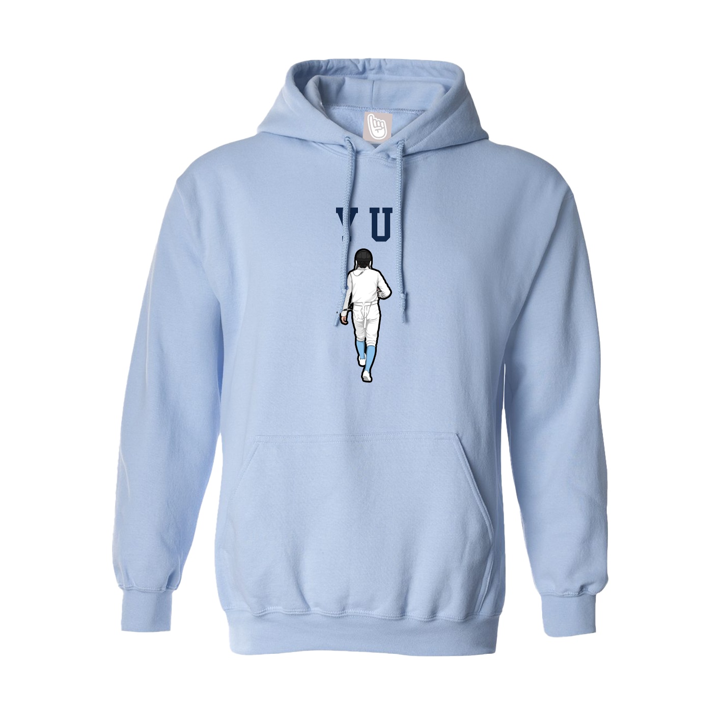 Hoodie — Shirsey in Light Blue